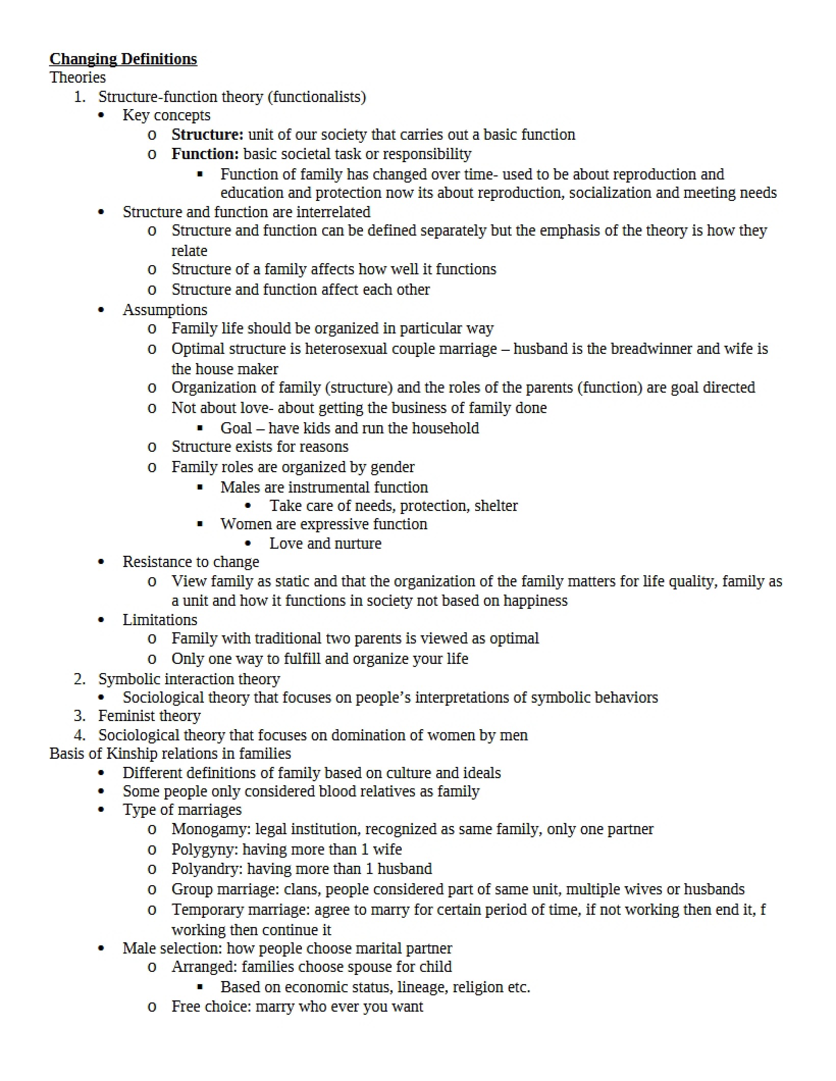 Theory of Structure-Function
