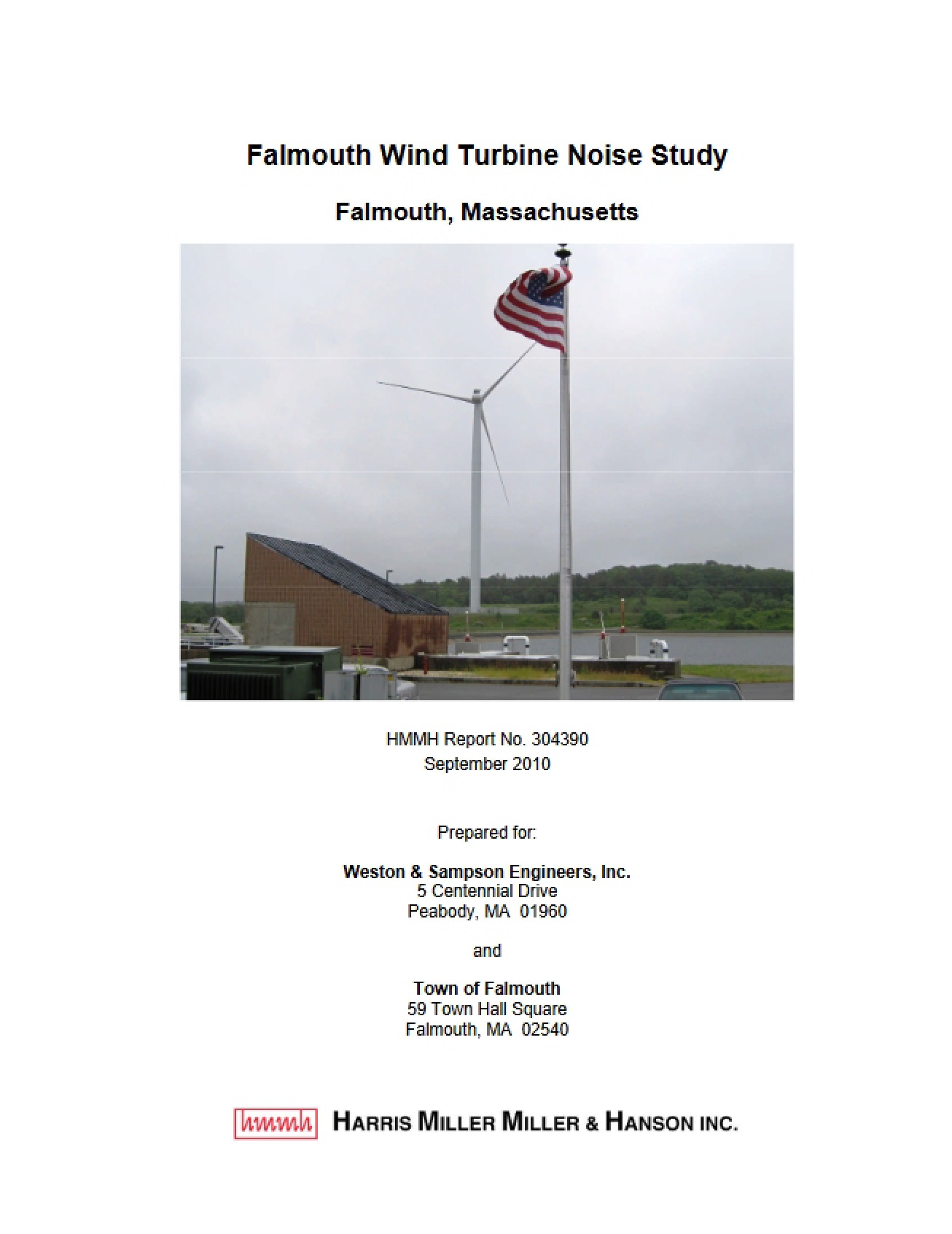 Noise Study of Falmouth Wind Turbines
