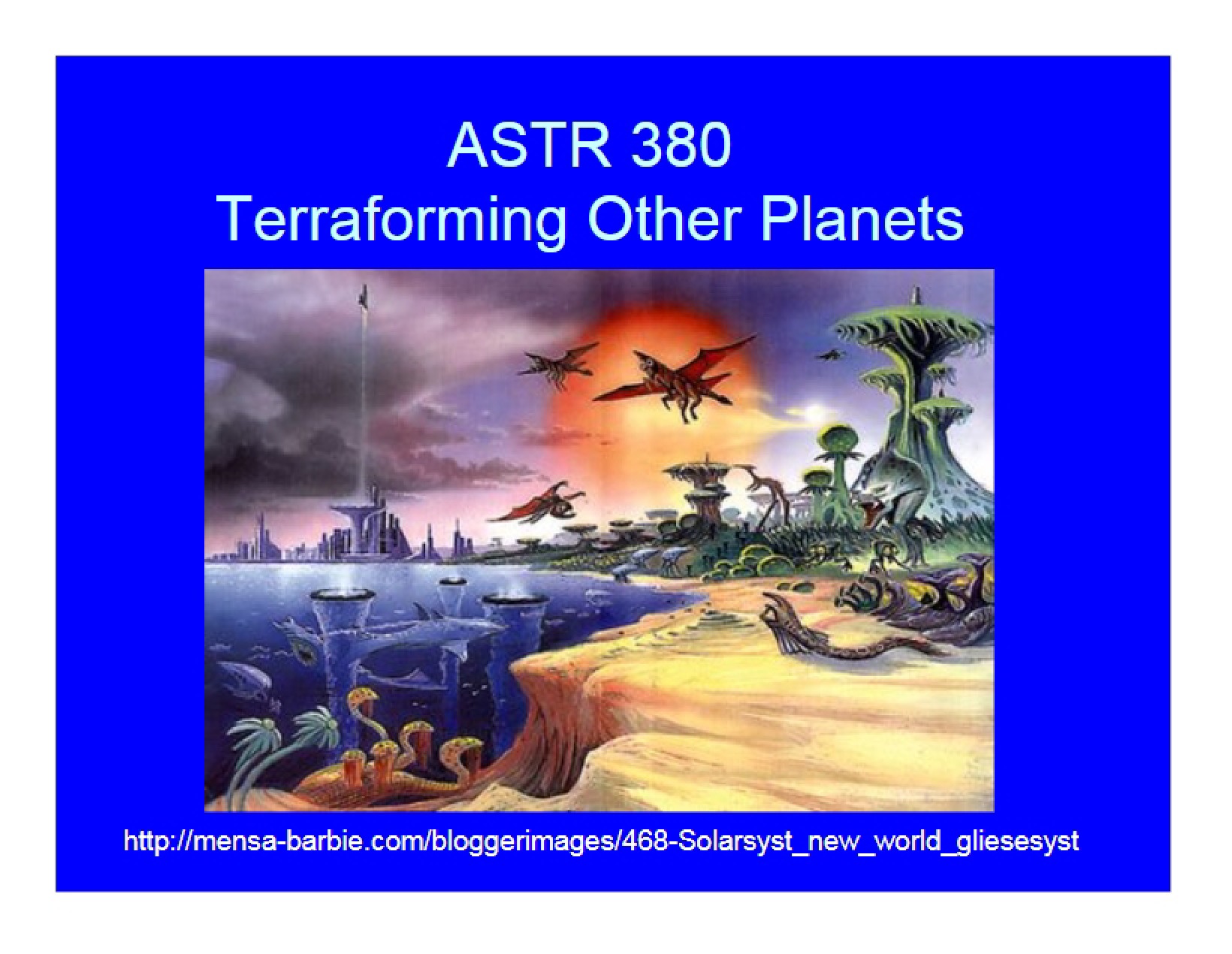 Terraforming Concepts