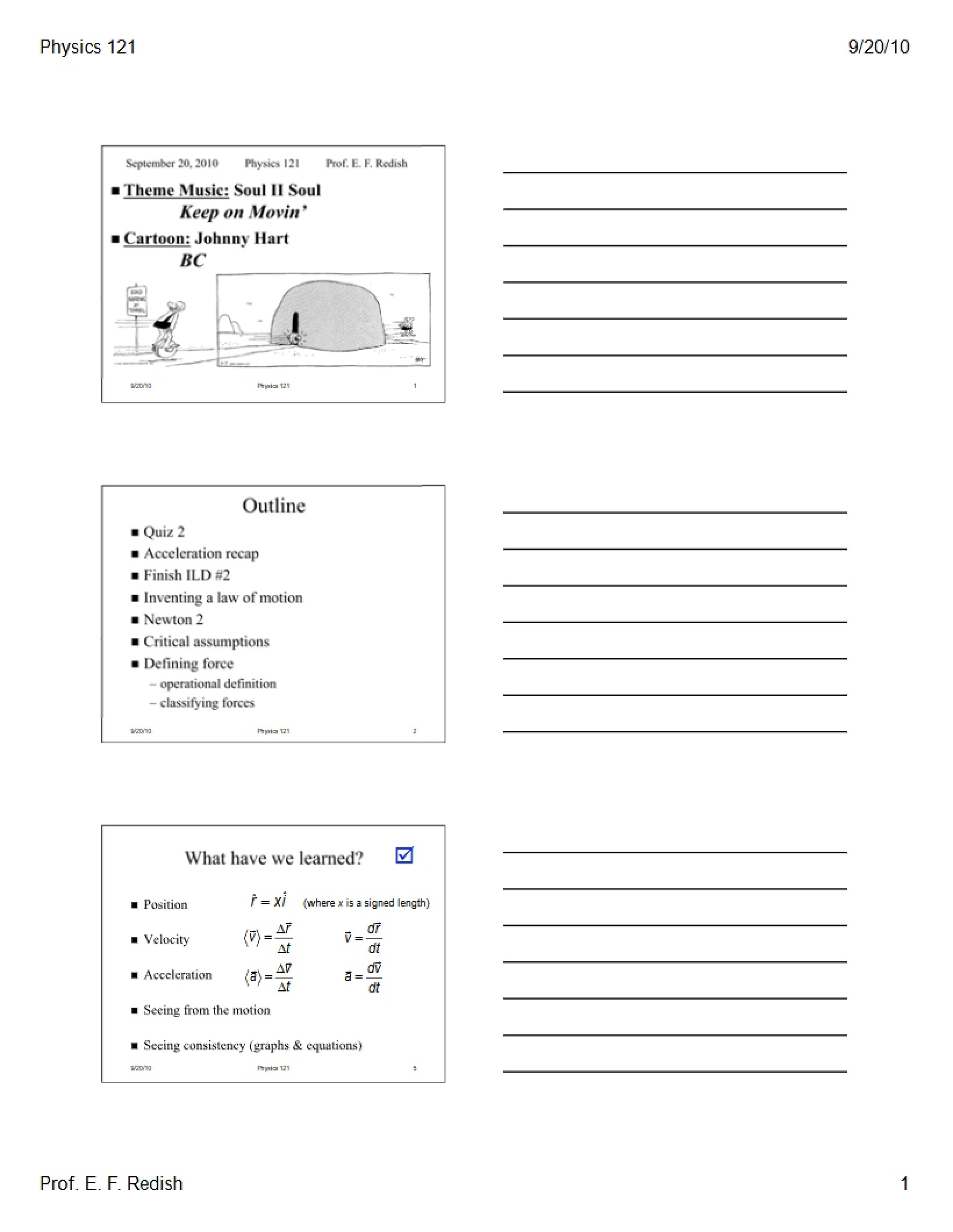 Slides for Lecture