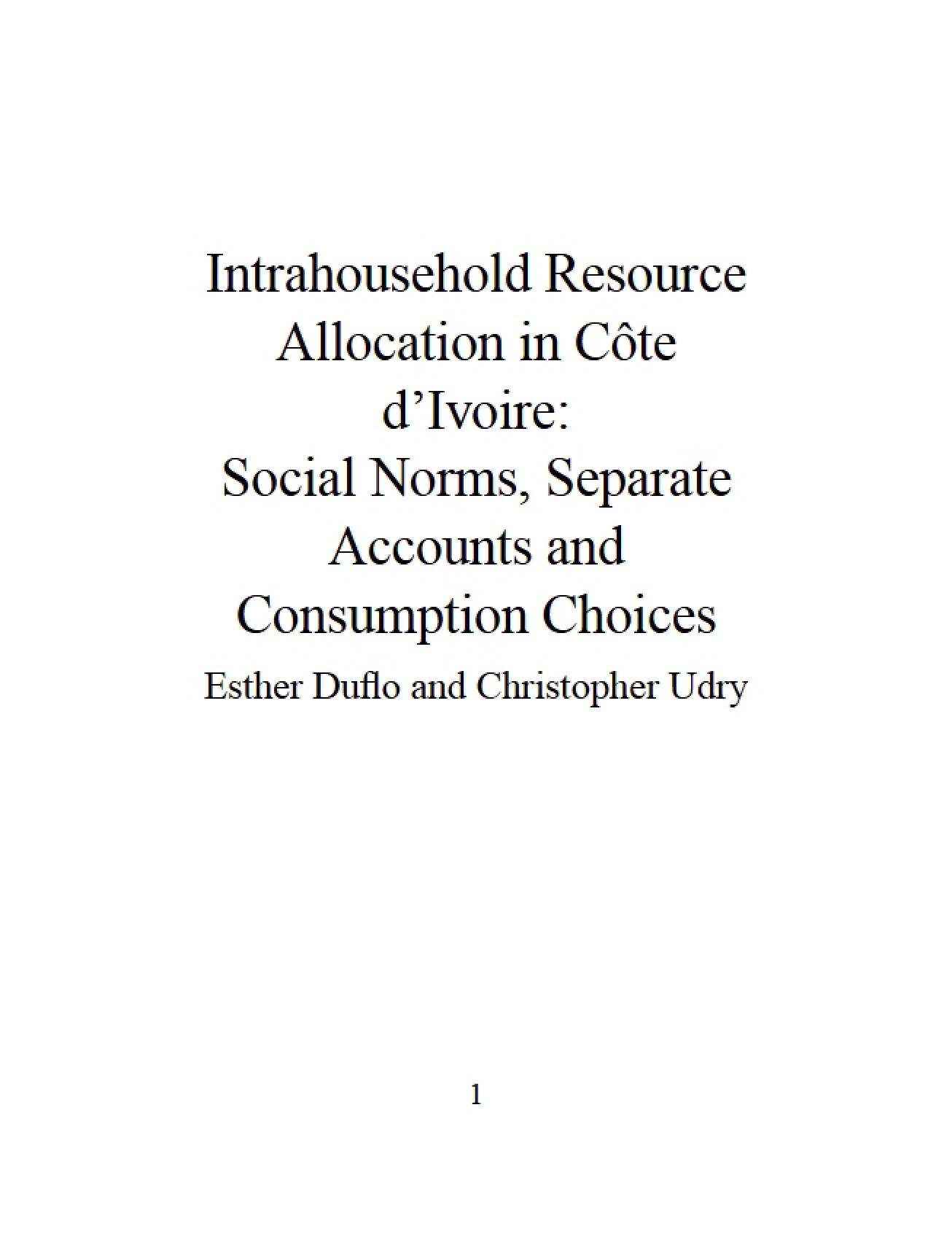 Consumption Choices and Social Norms