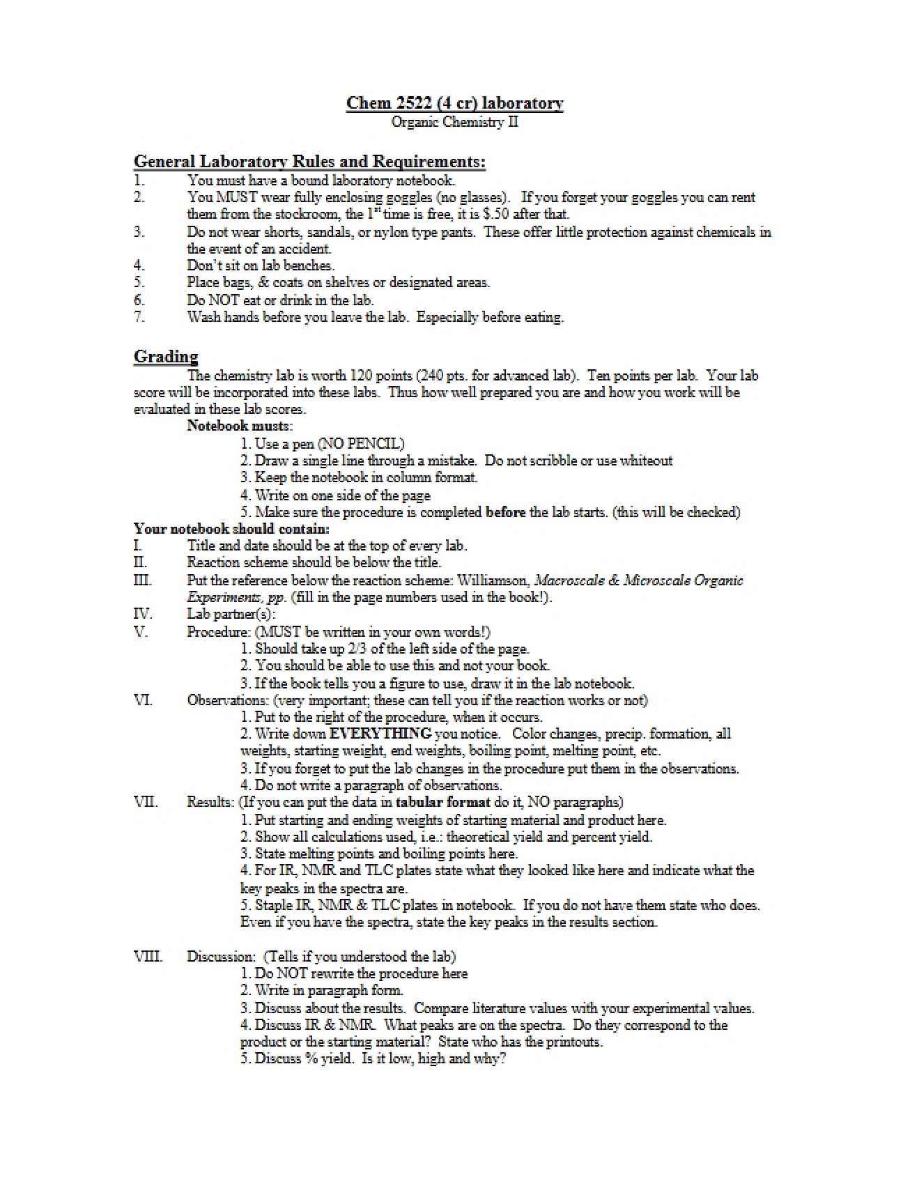 Syllabus CHEM 2522