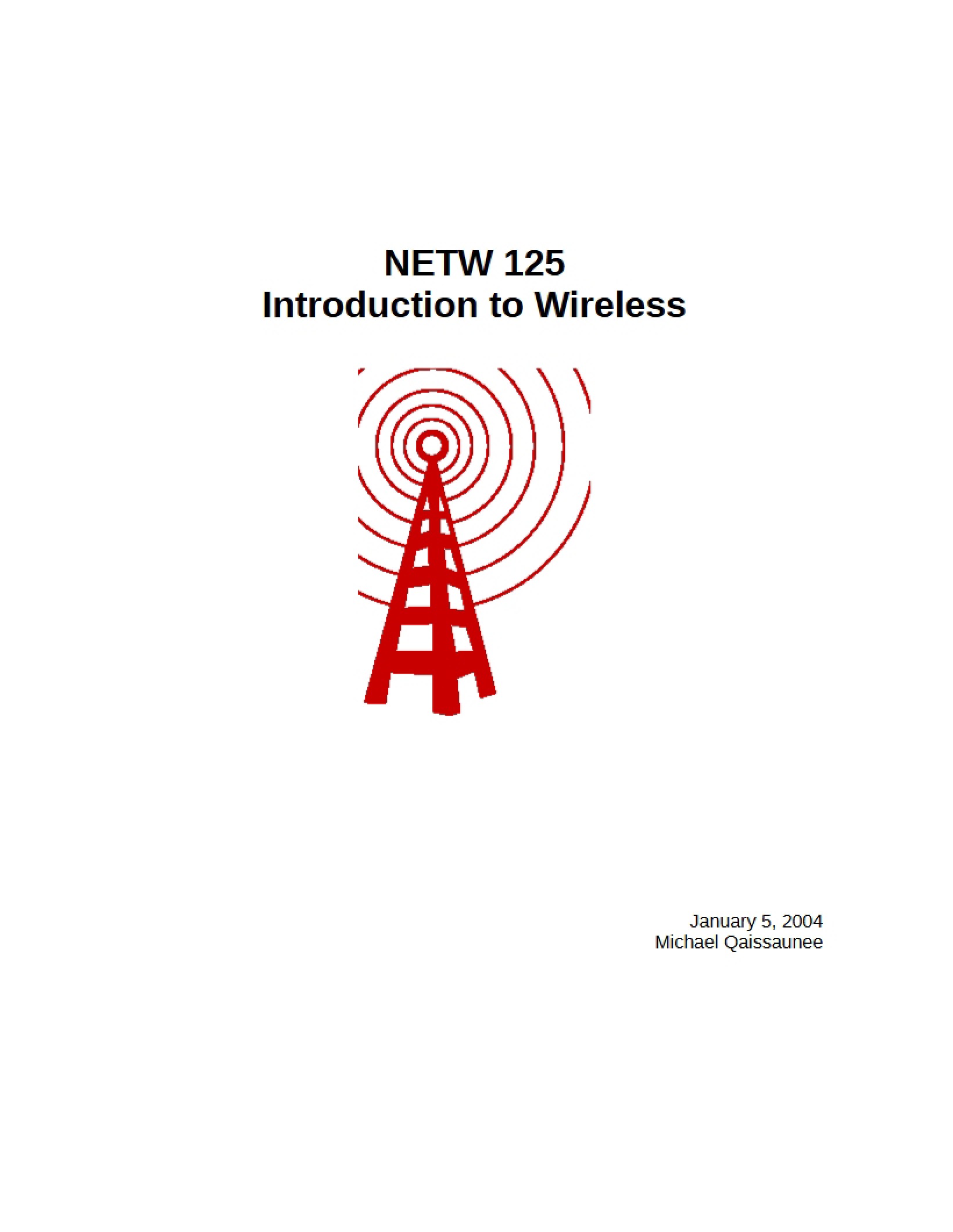 Wireless Technology Introduction