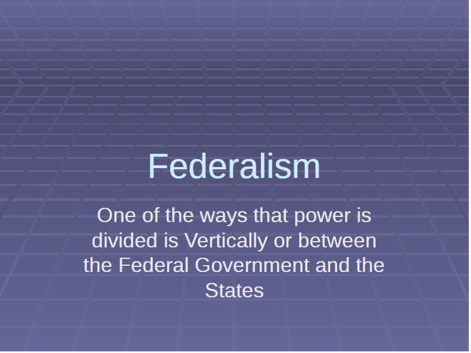 Federalism - Part 04