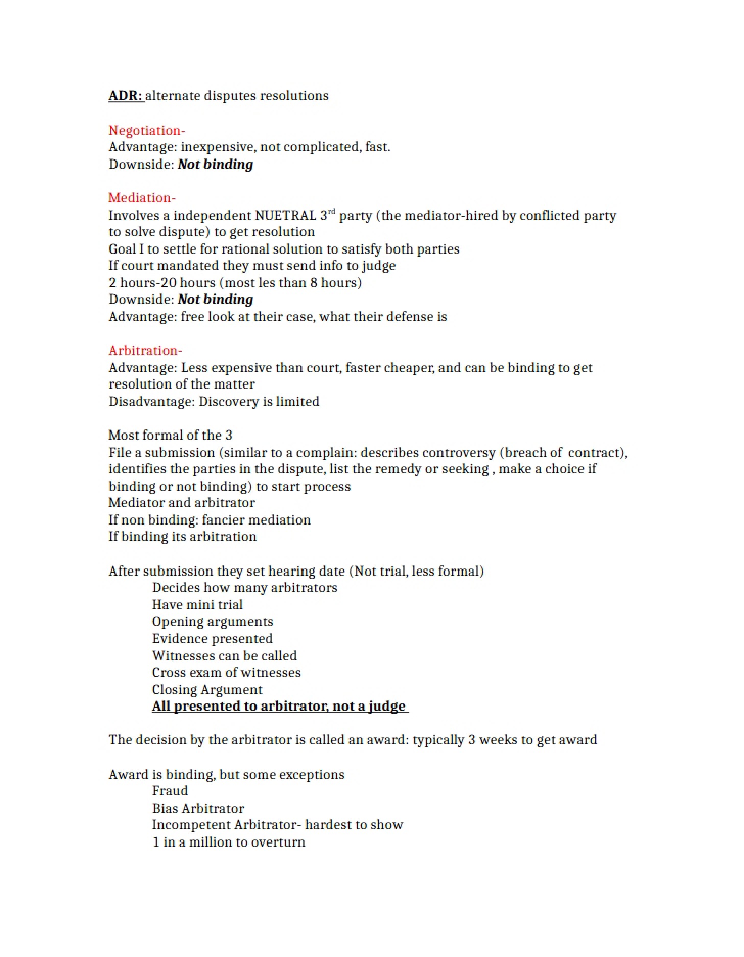 BUSA 310 Course Material