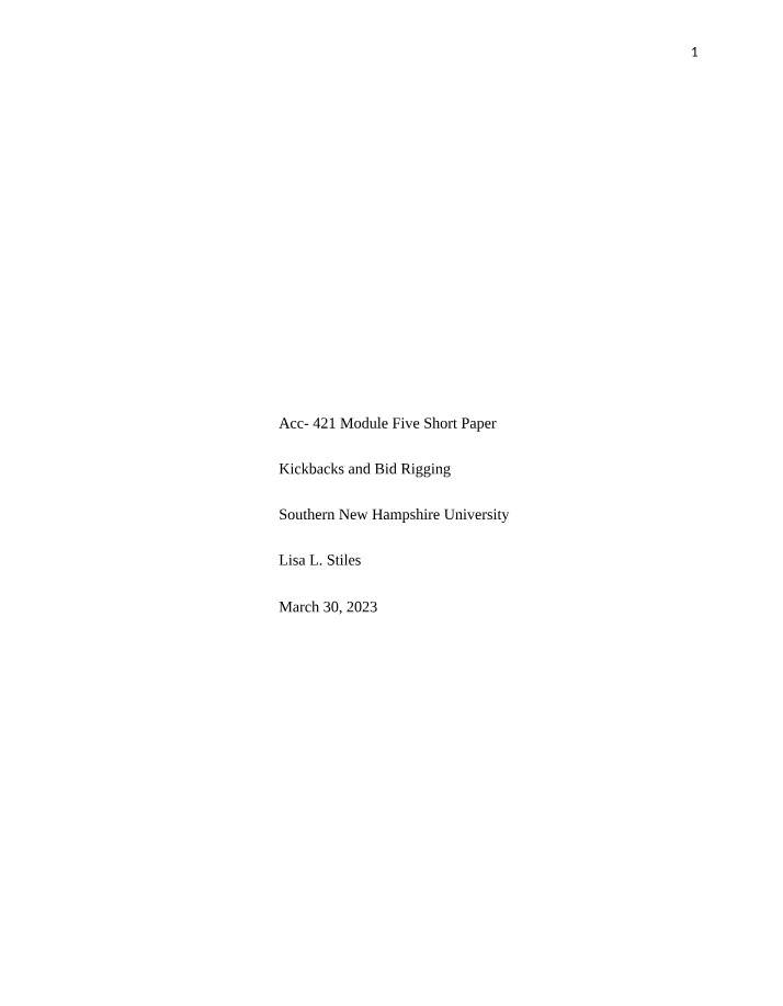 Uncovering Bid Rigging in Insulation Contracts - A Fraud Case