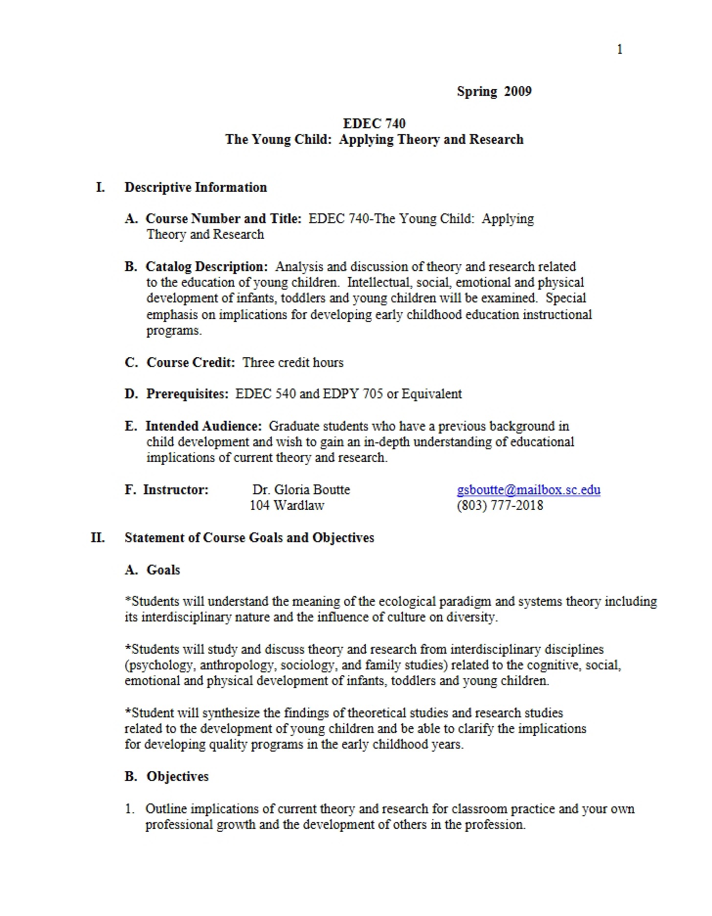Syllabus for EDEC 740