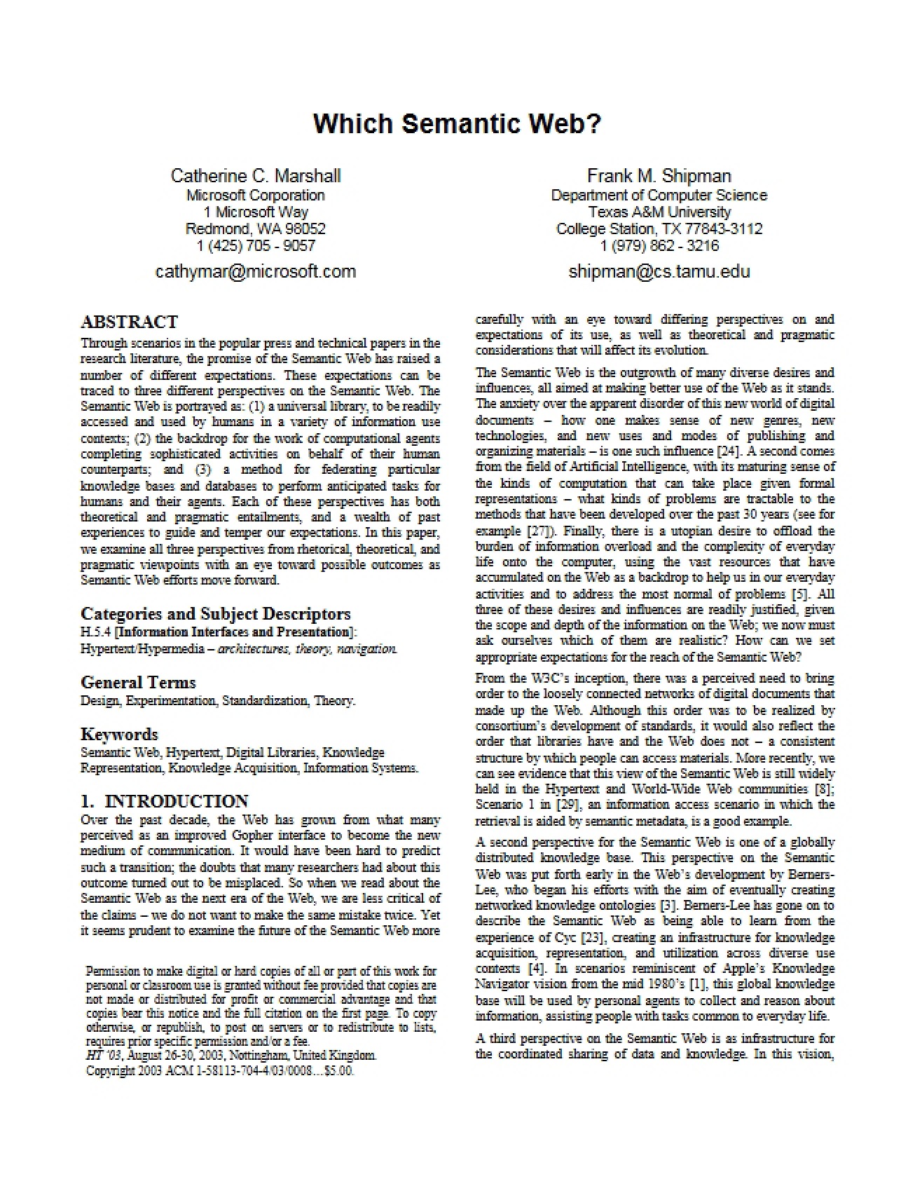 Defining the Semantic Web