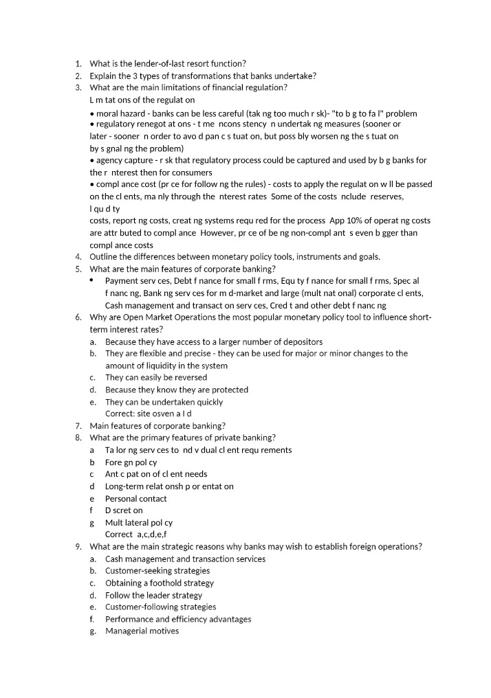 The Lender-of-Last Resort Function and Its Implications