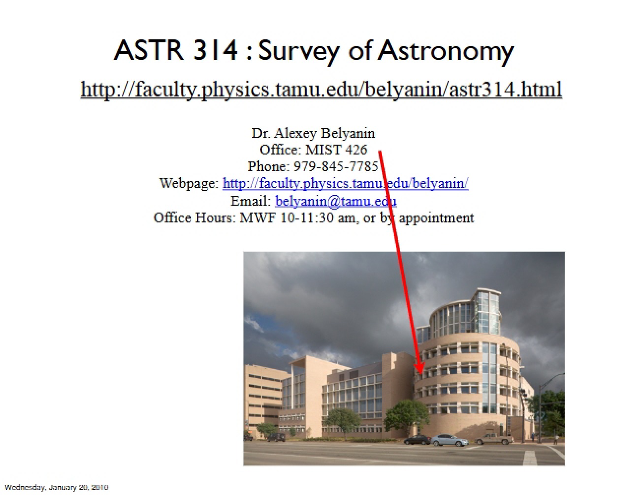 Overview of a Survey of Astronomy