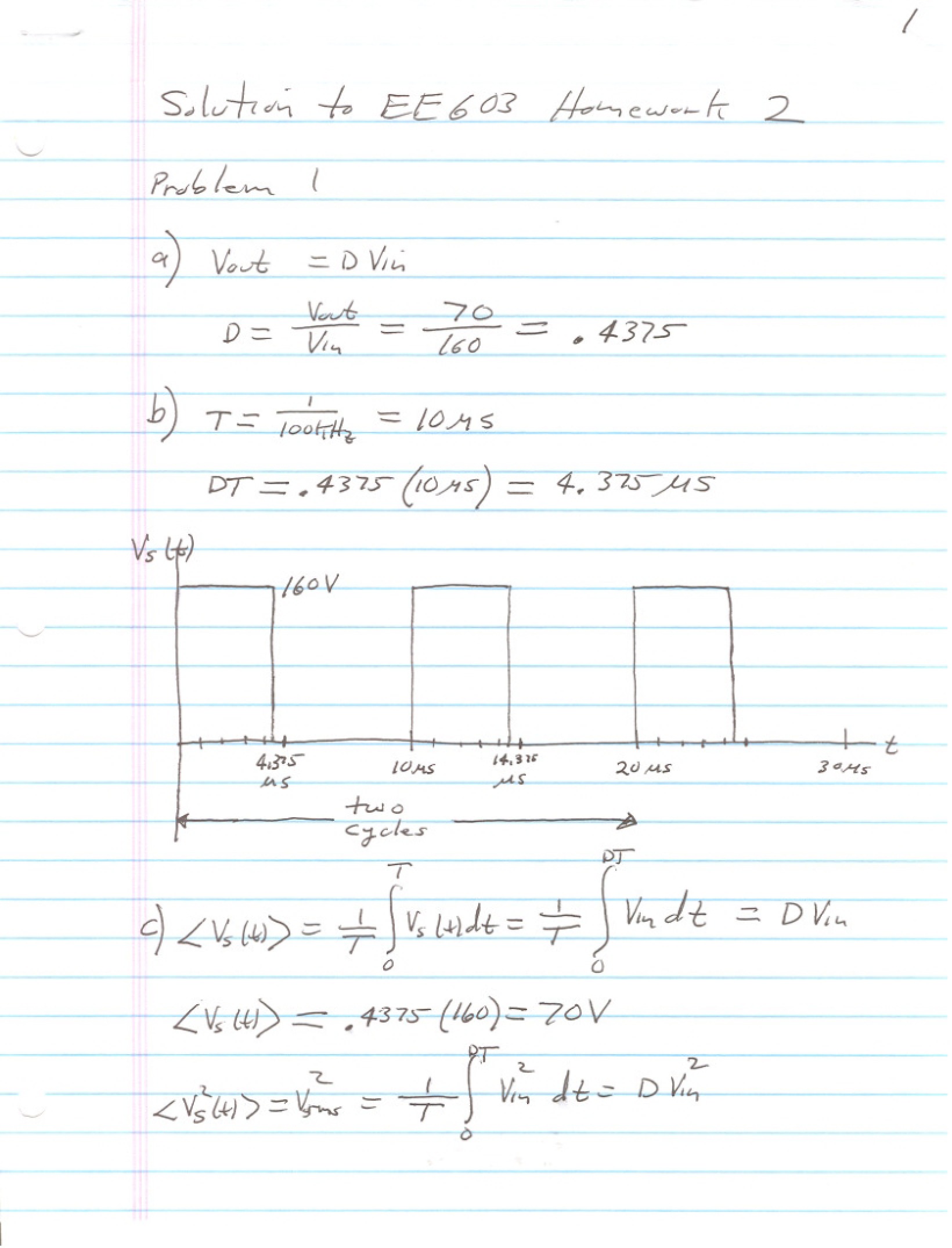 Solution for Homework 6