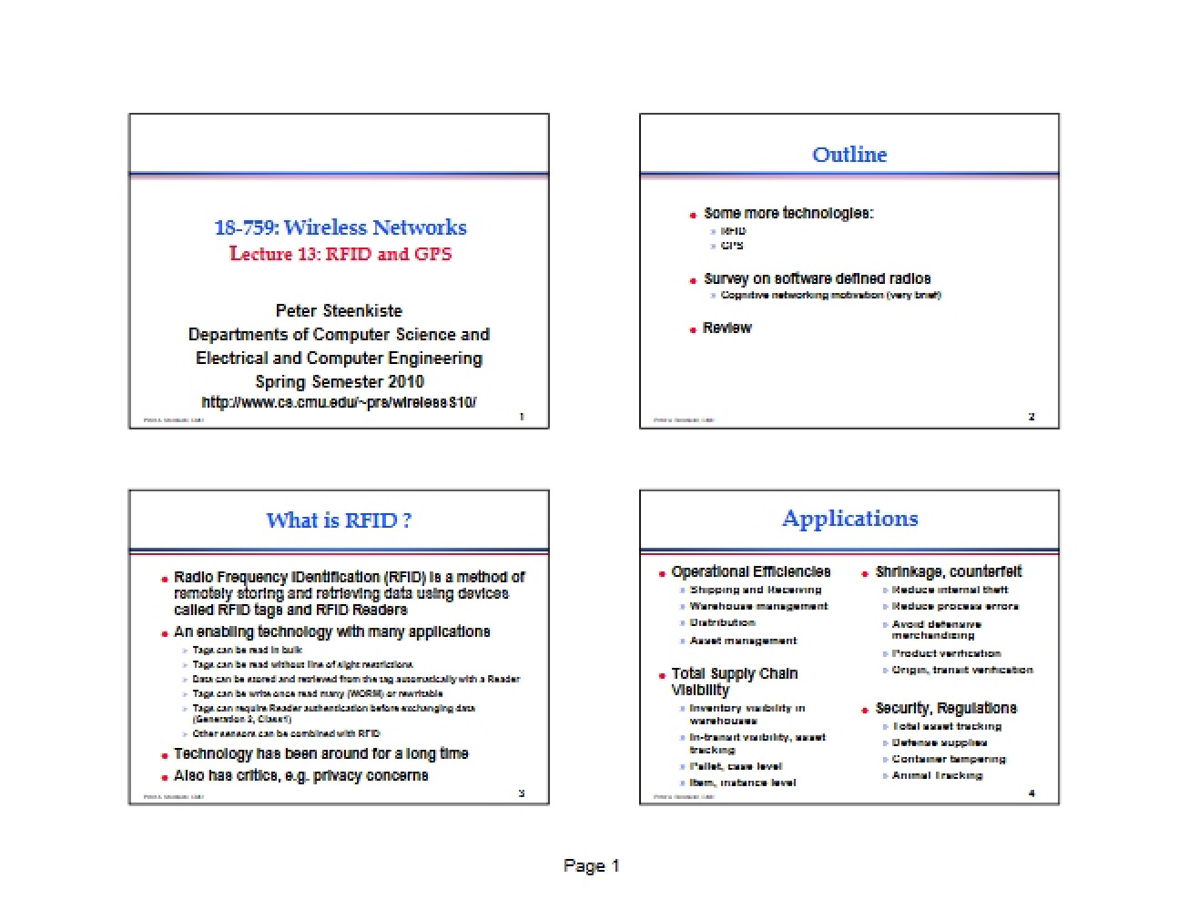 Wireless Networks Lecture 03