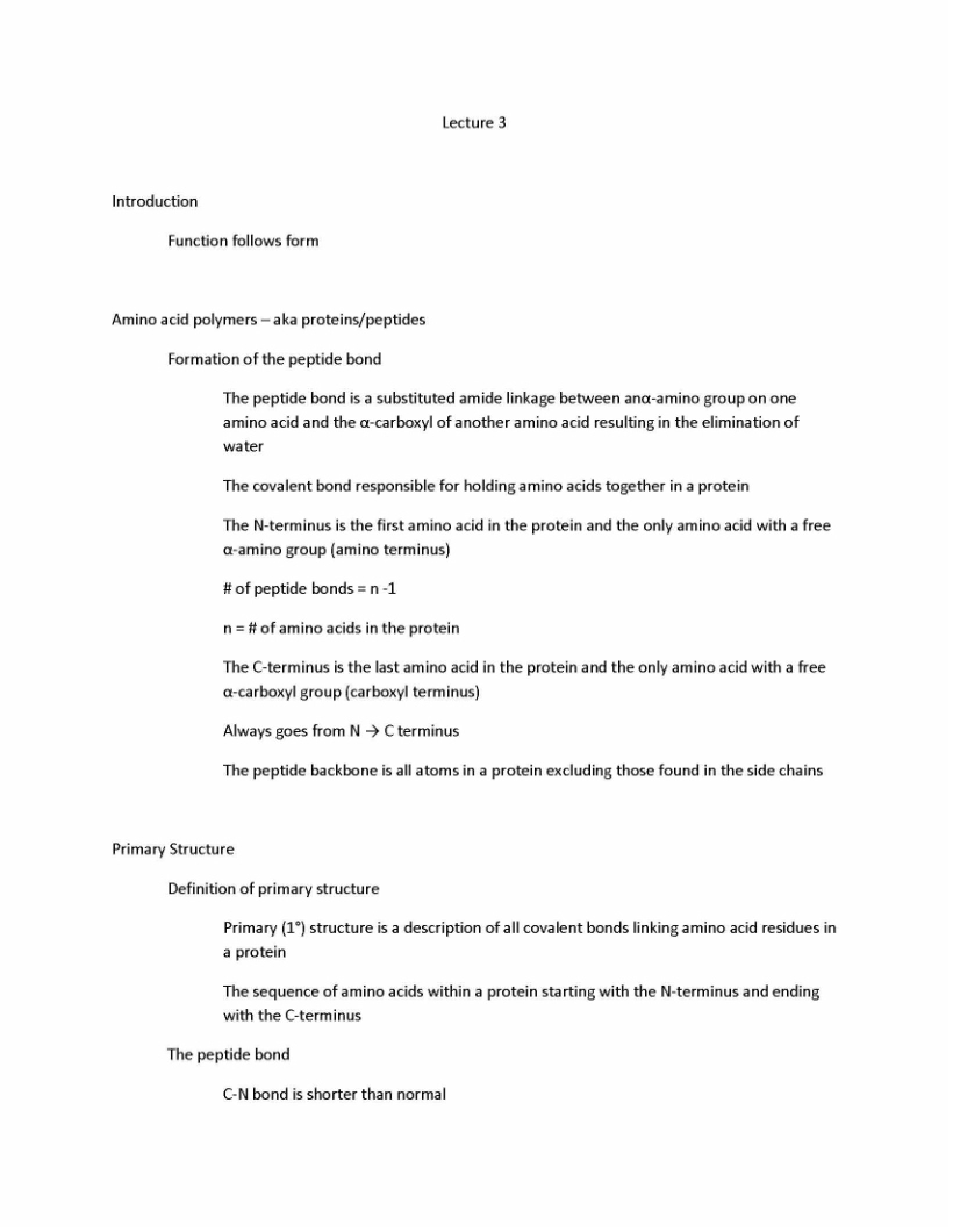 Biochemistry Notes