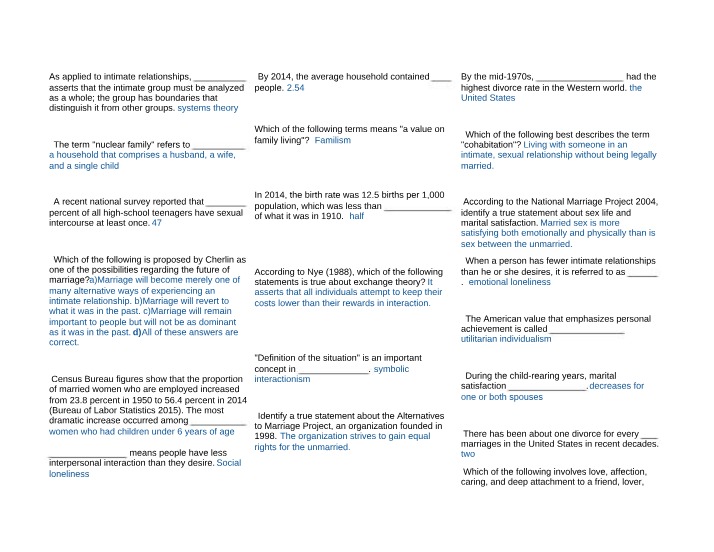 Study Guide for Midterm