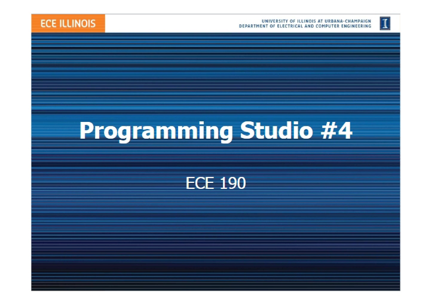 Programming Studio Session 04 - Intro to Computing Systems