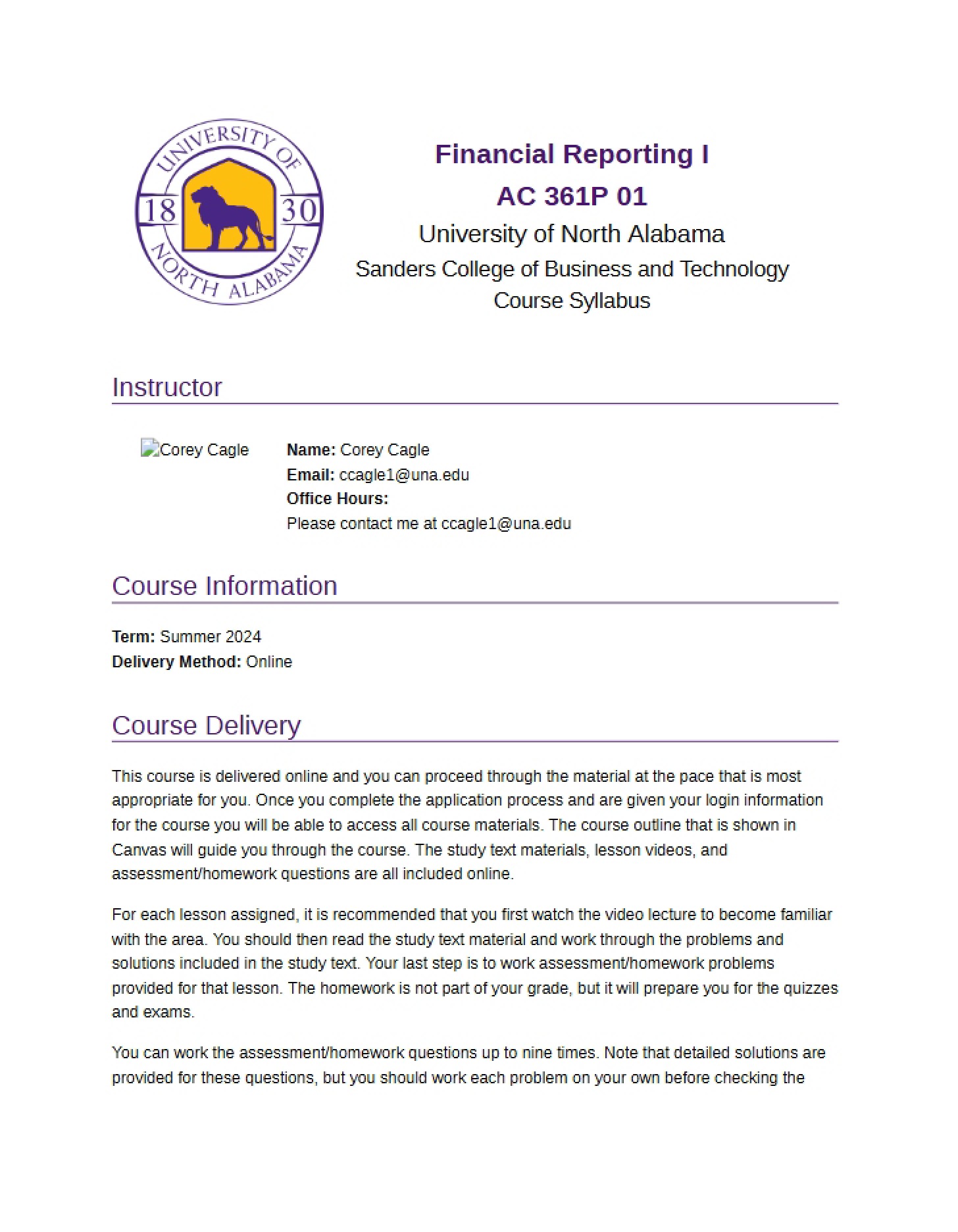 Course Policies