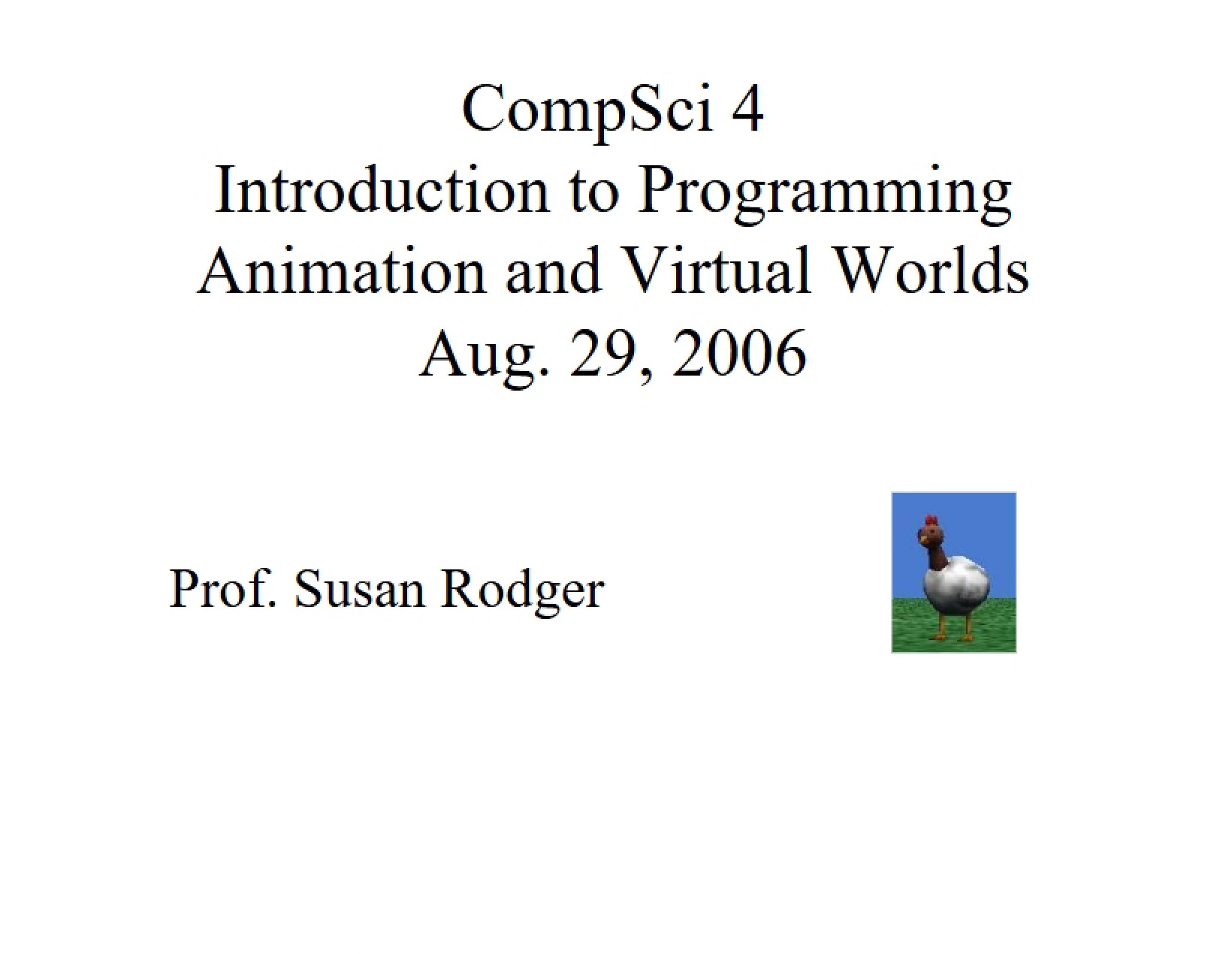 Course Lecture Notes