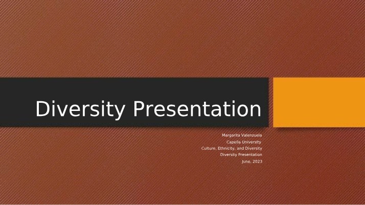 Diversity Presentation (2023)