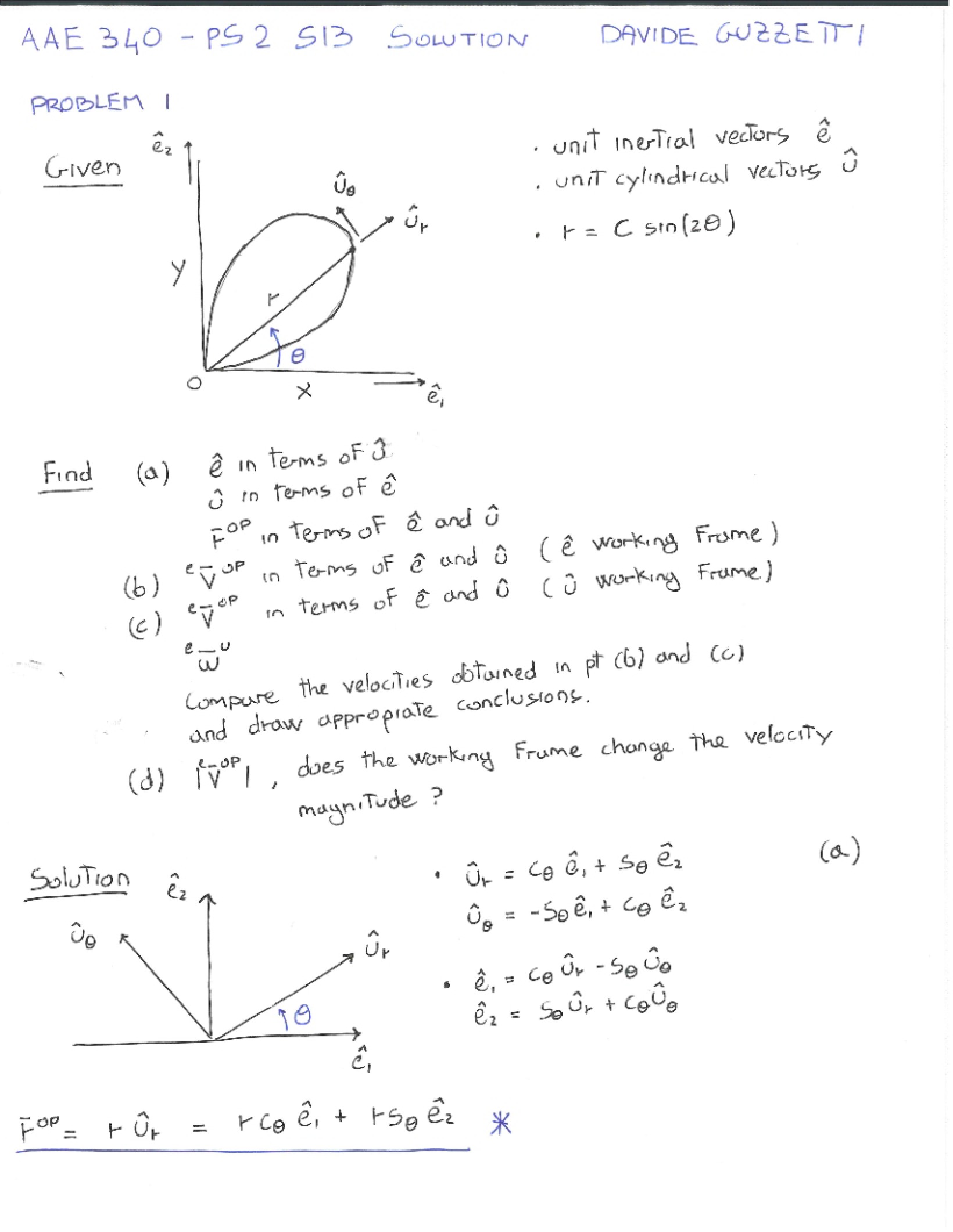 Problem Set Two Spring 2013