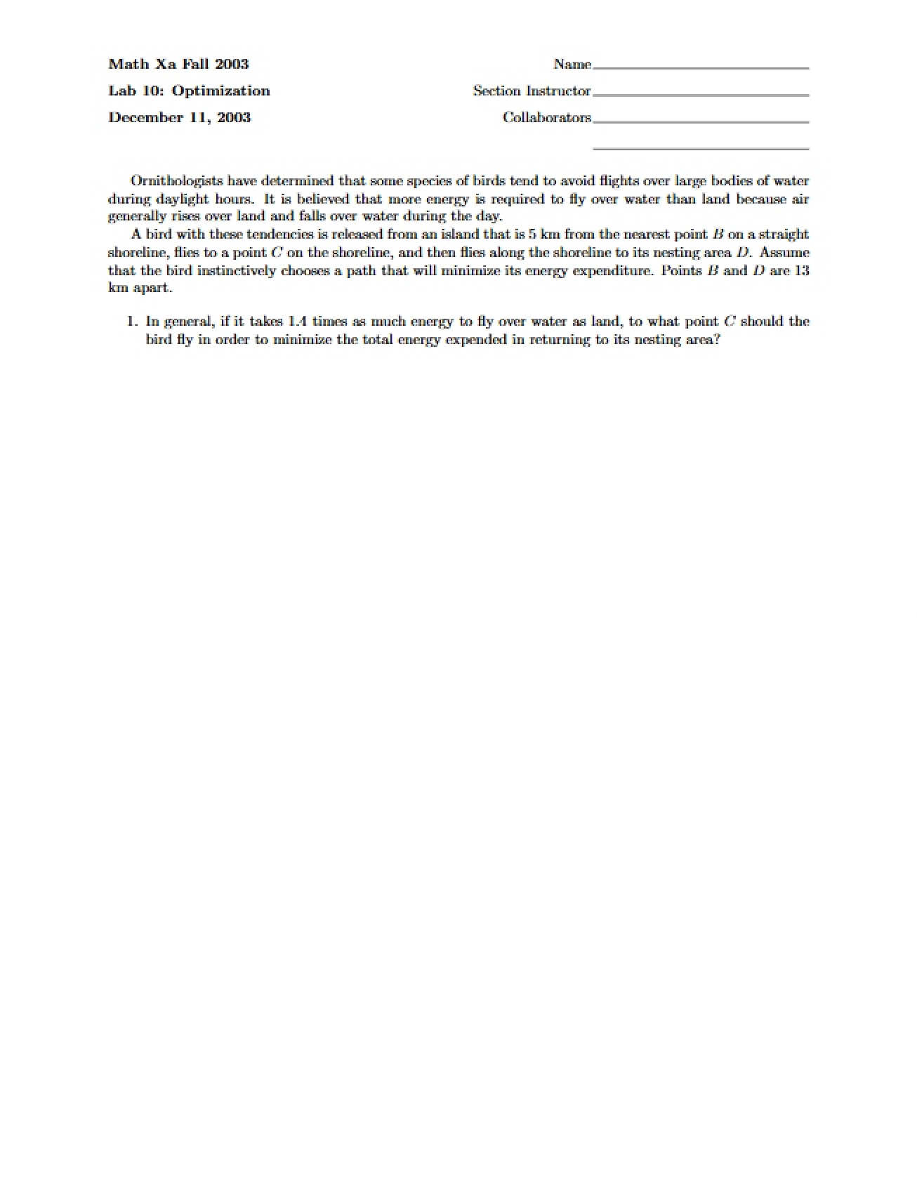 Optimization Lab 10