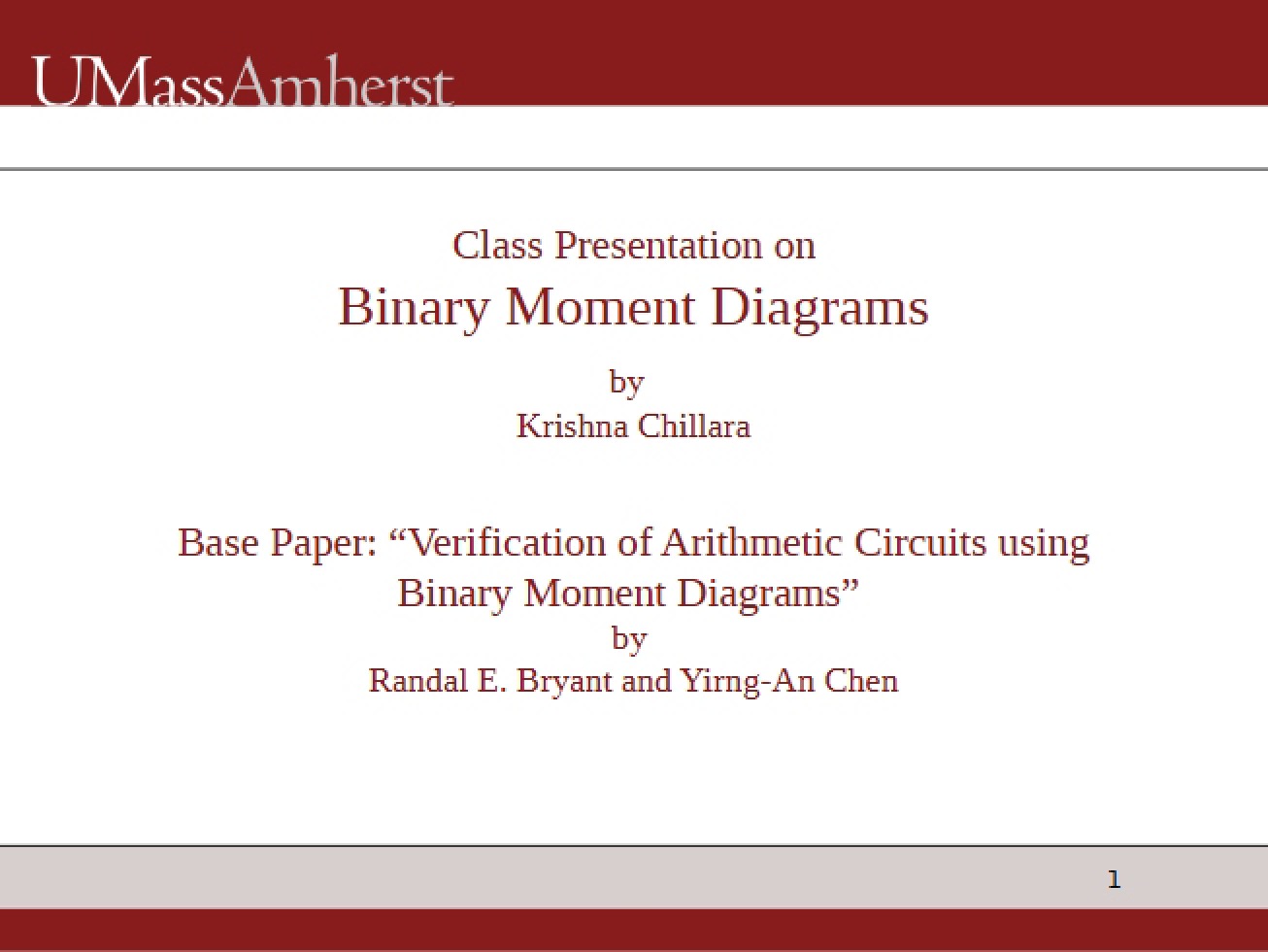 Moment Diagrams (Binary)