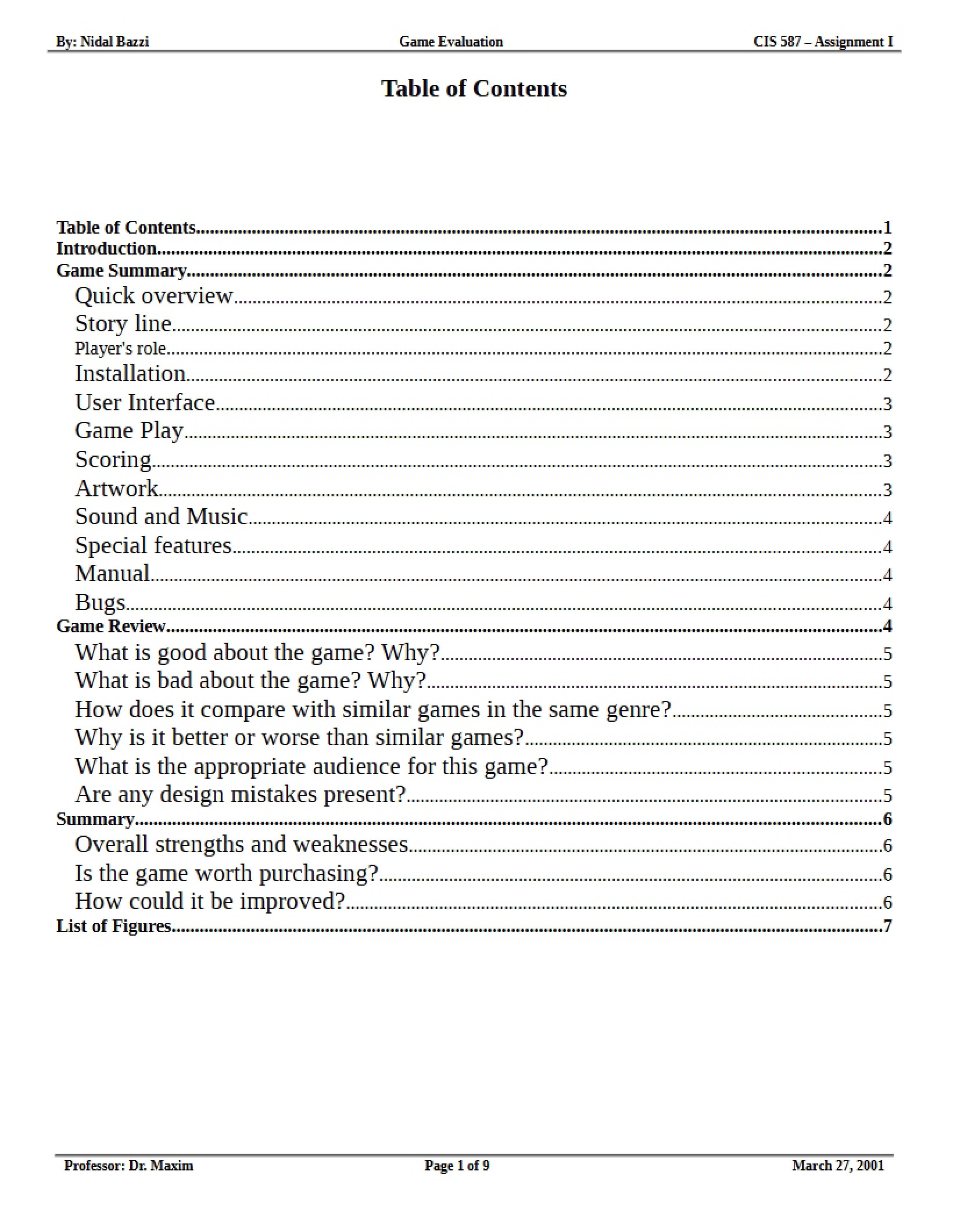 Academic Study Guide