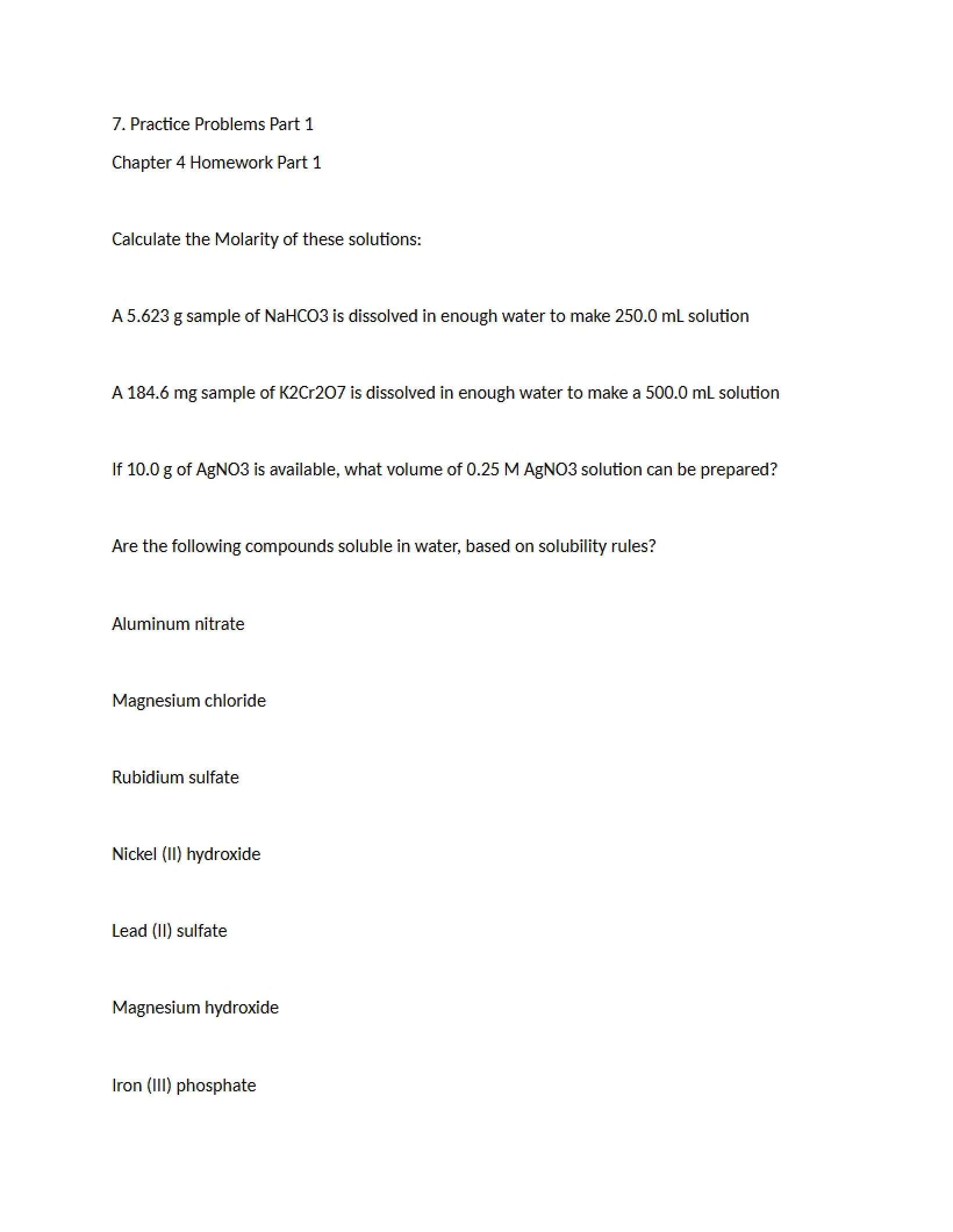 Biology Test One