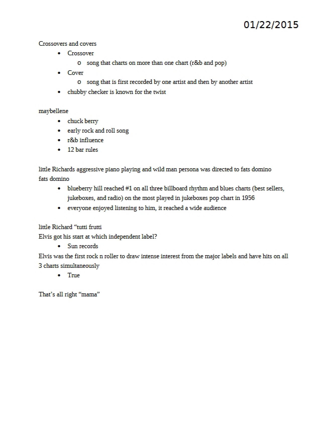 Notes