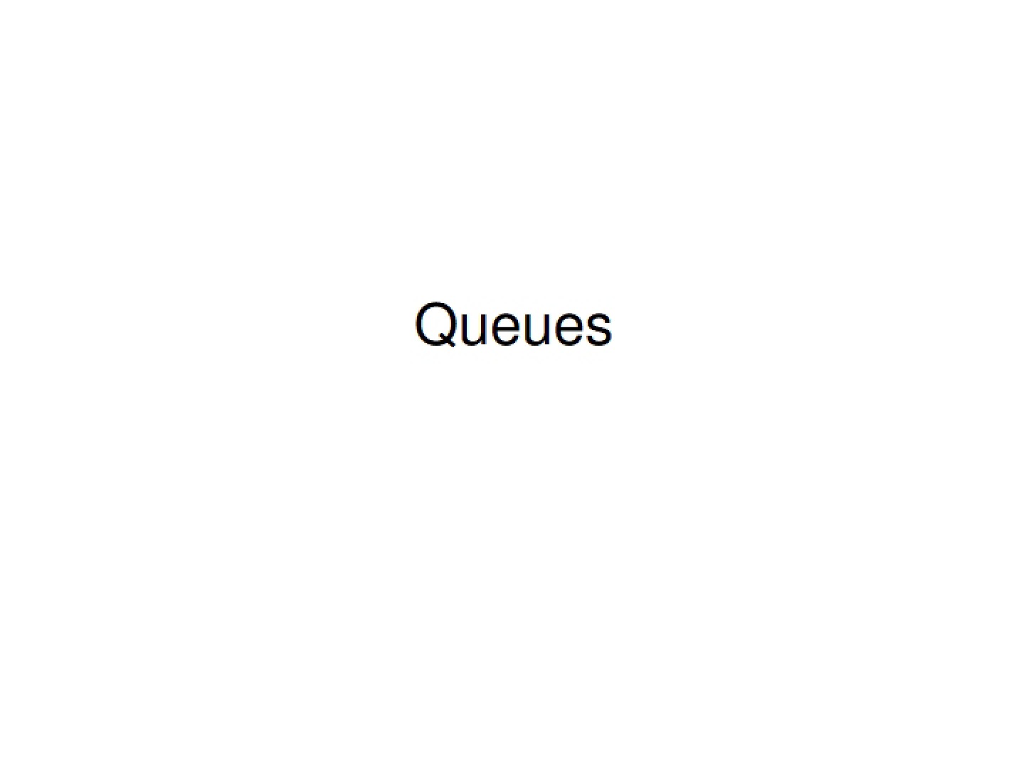 Queue Structures - Introduction To Computer Science II