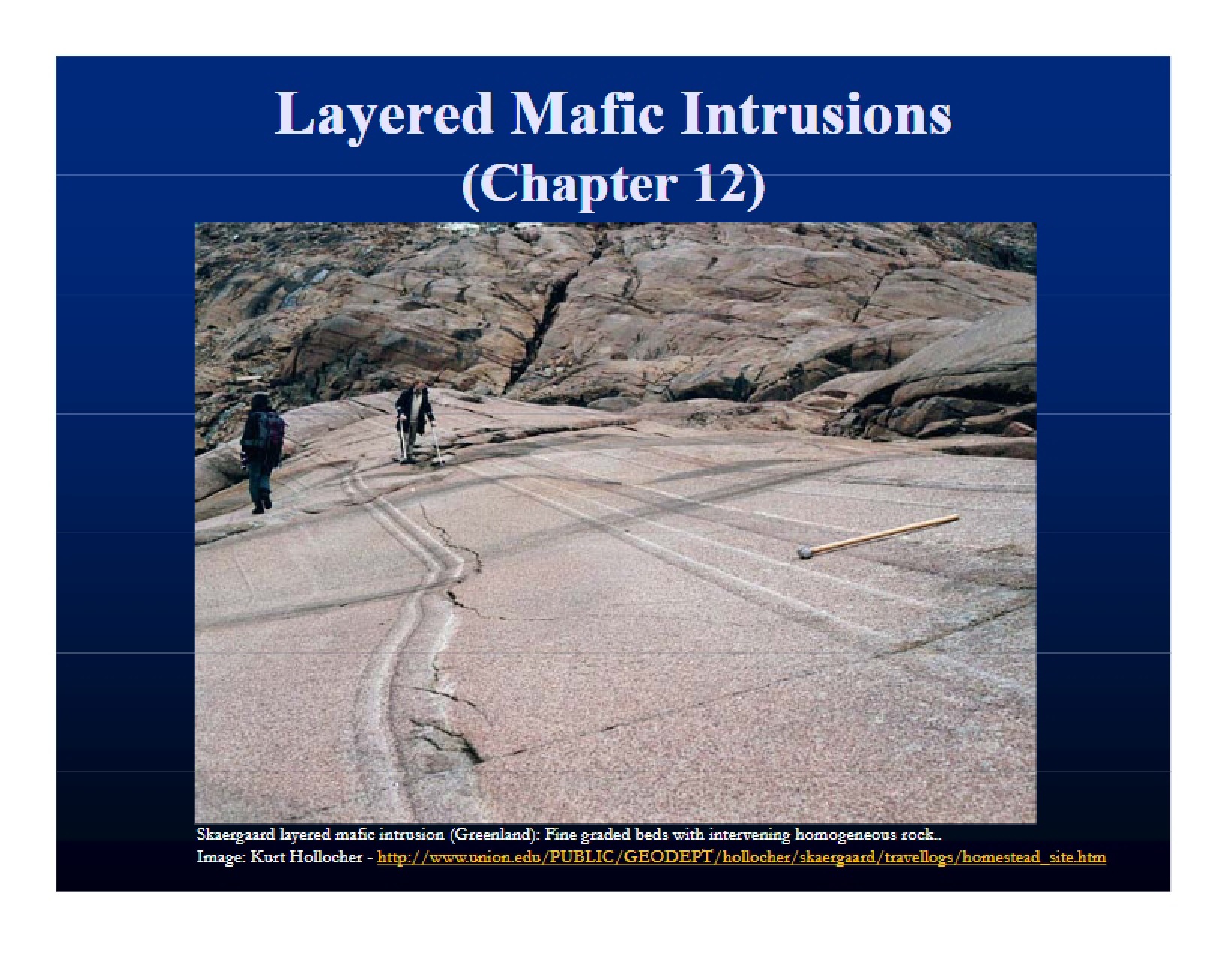 Mafic Intrusions Layered