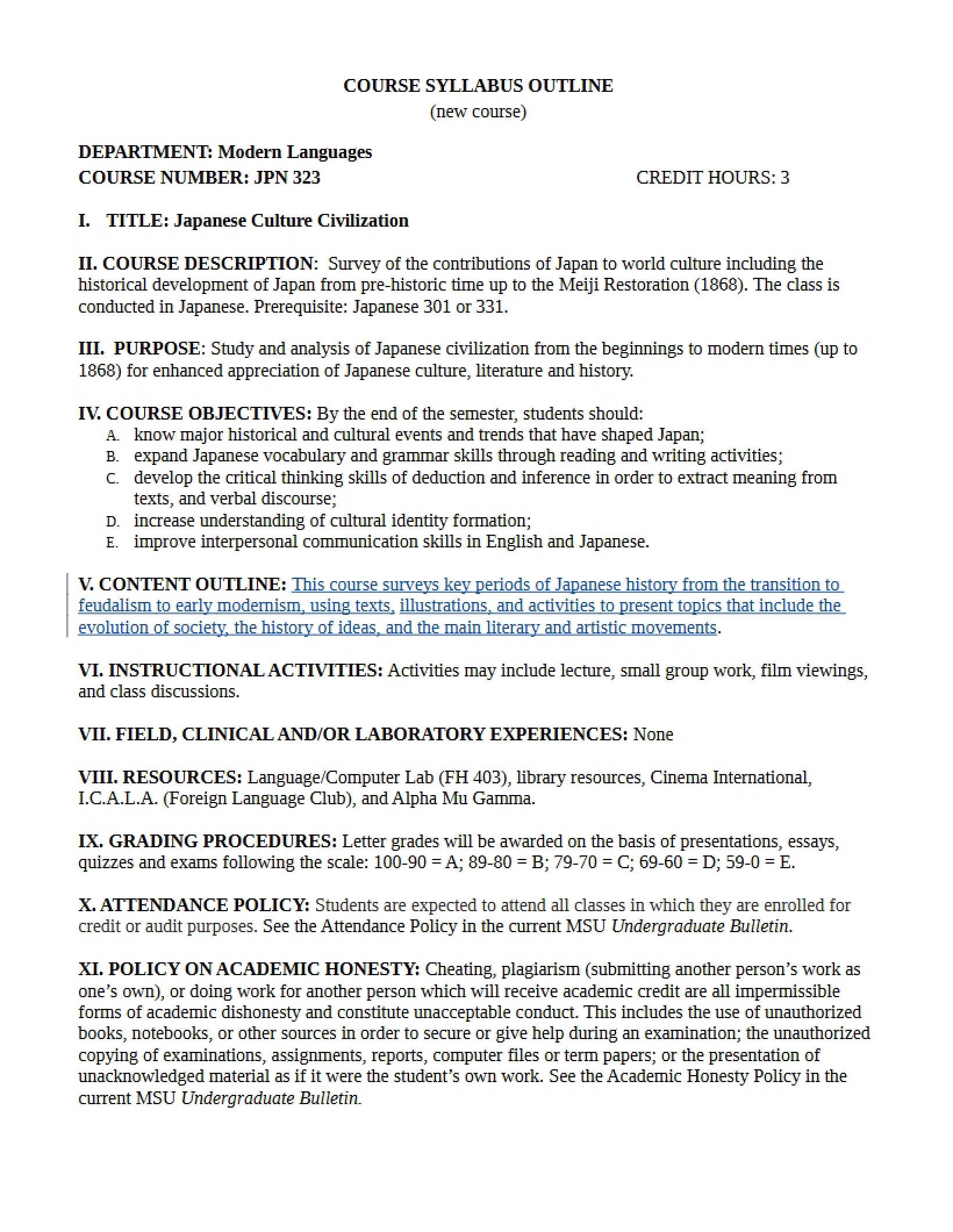 Syllabus