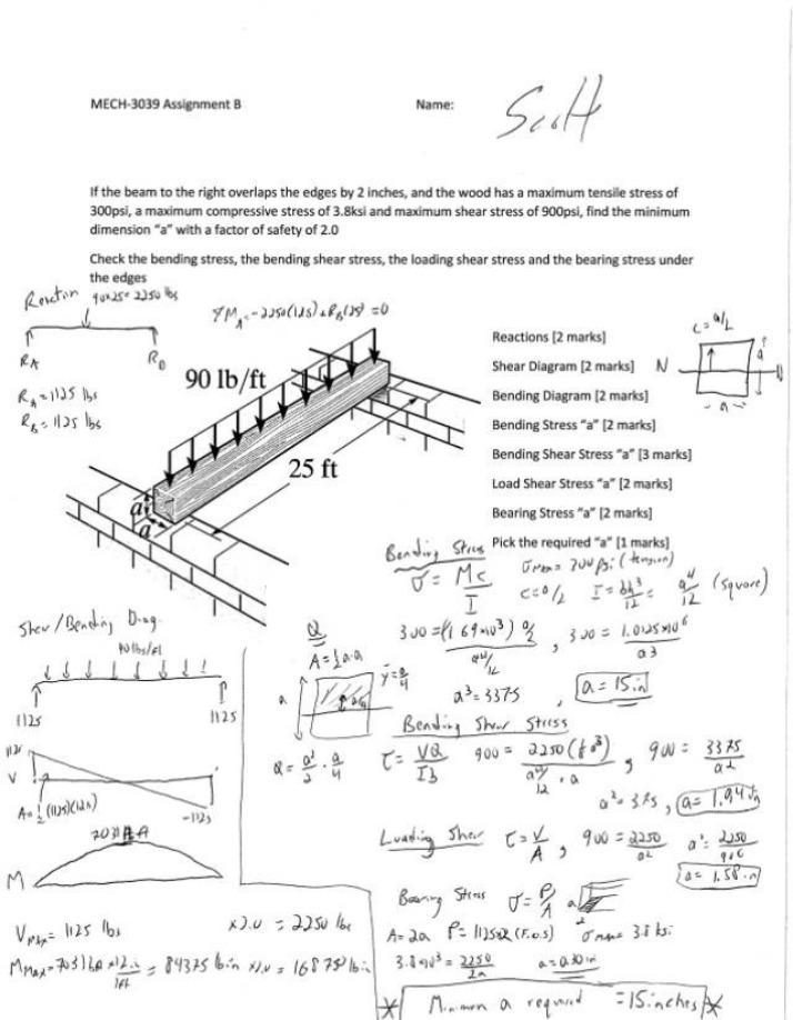 Solutions for MECH-3039 Assignment B