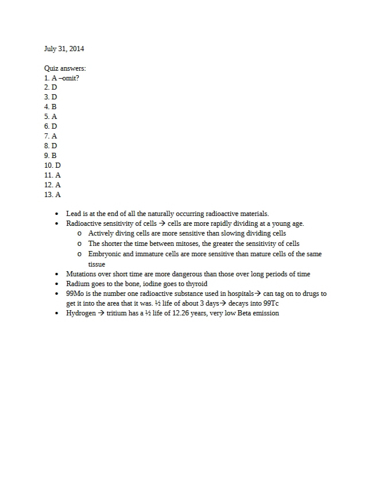 Study Guide