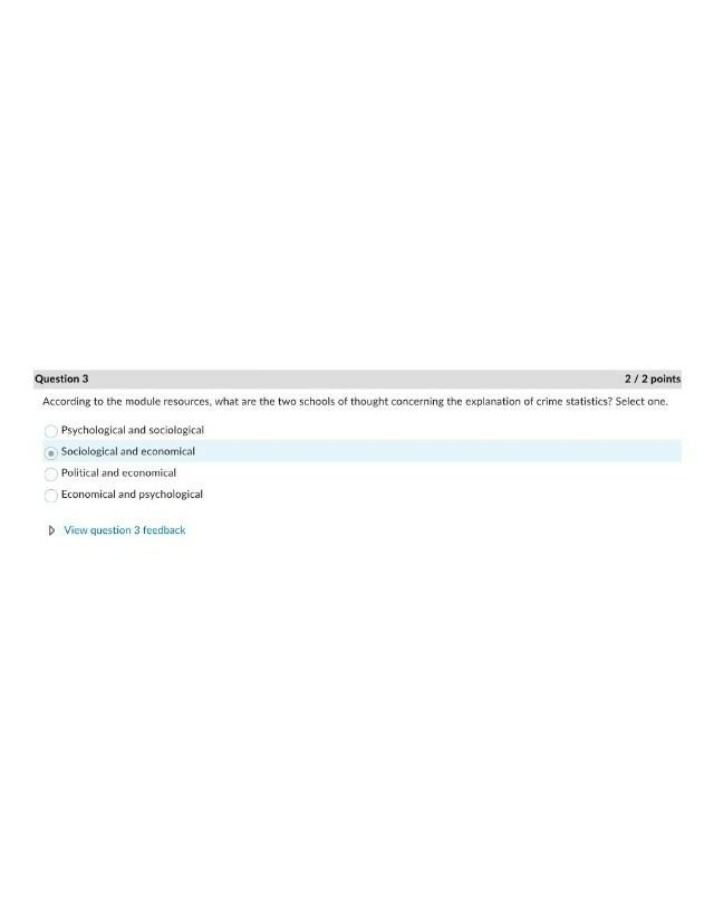CJ340 Module 2 Quiz Part 3