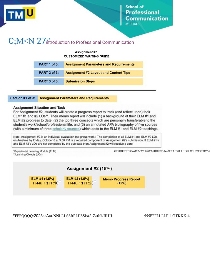 Tips for Customized Writing Guide Assignment #2