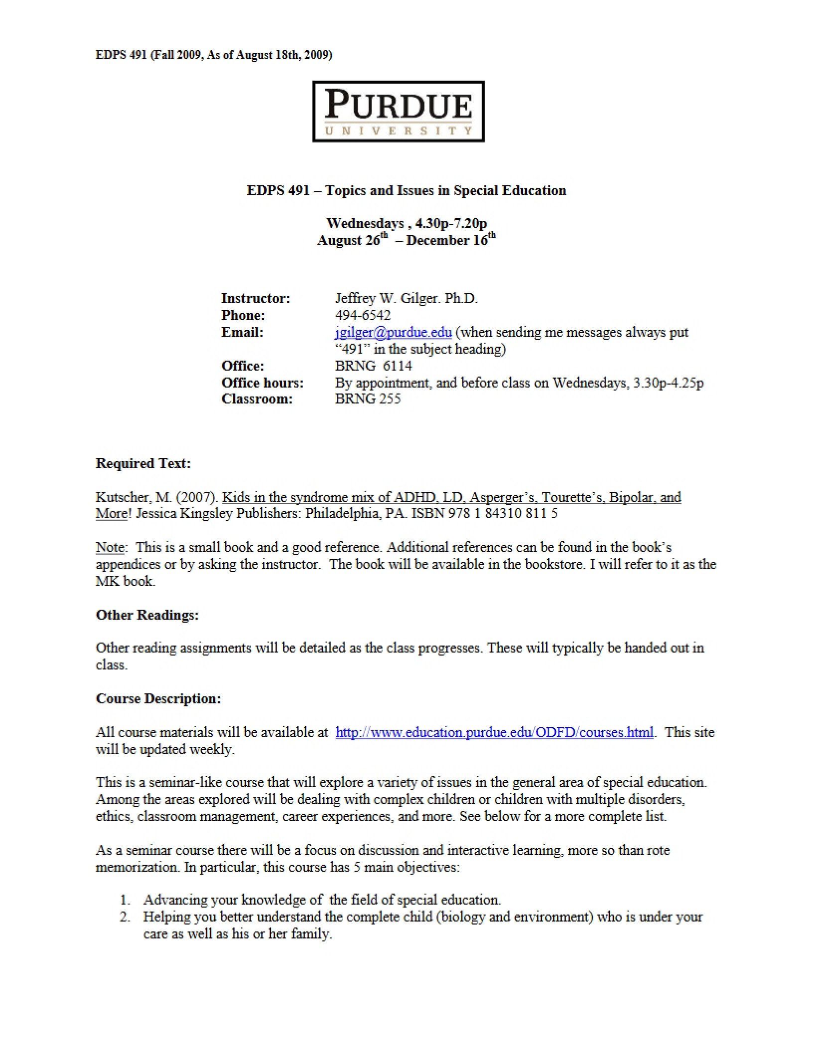 Syllabus