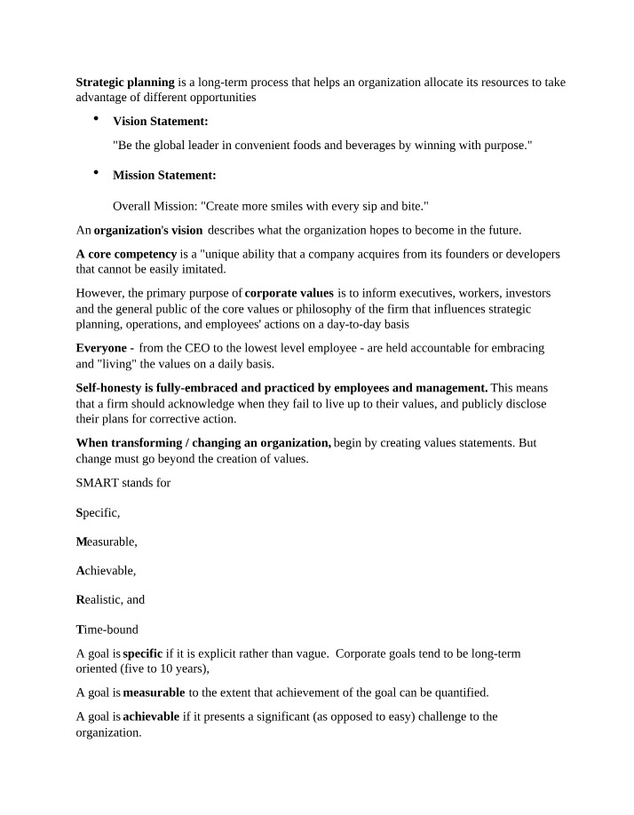 Strategic Planning - Resource Allocation for Success