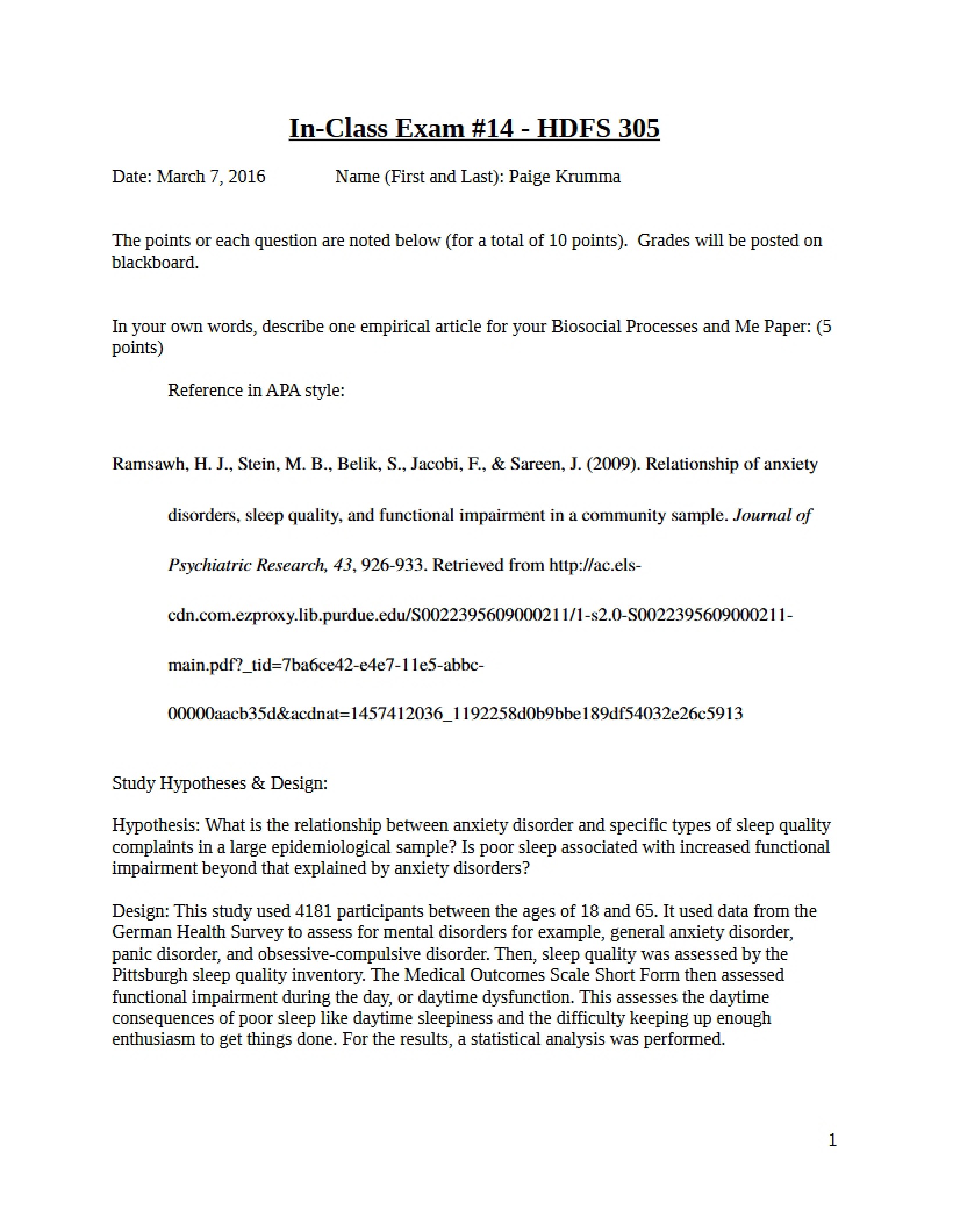Exam Fourteen HDFS