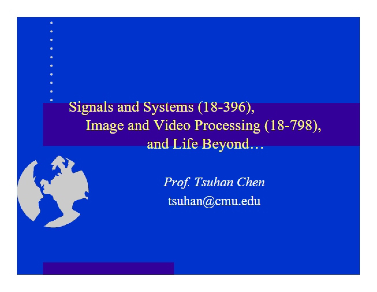 Life Beyond ImageVideo Processing and SignalsSystems