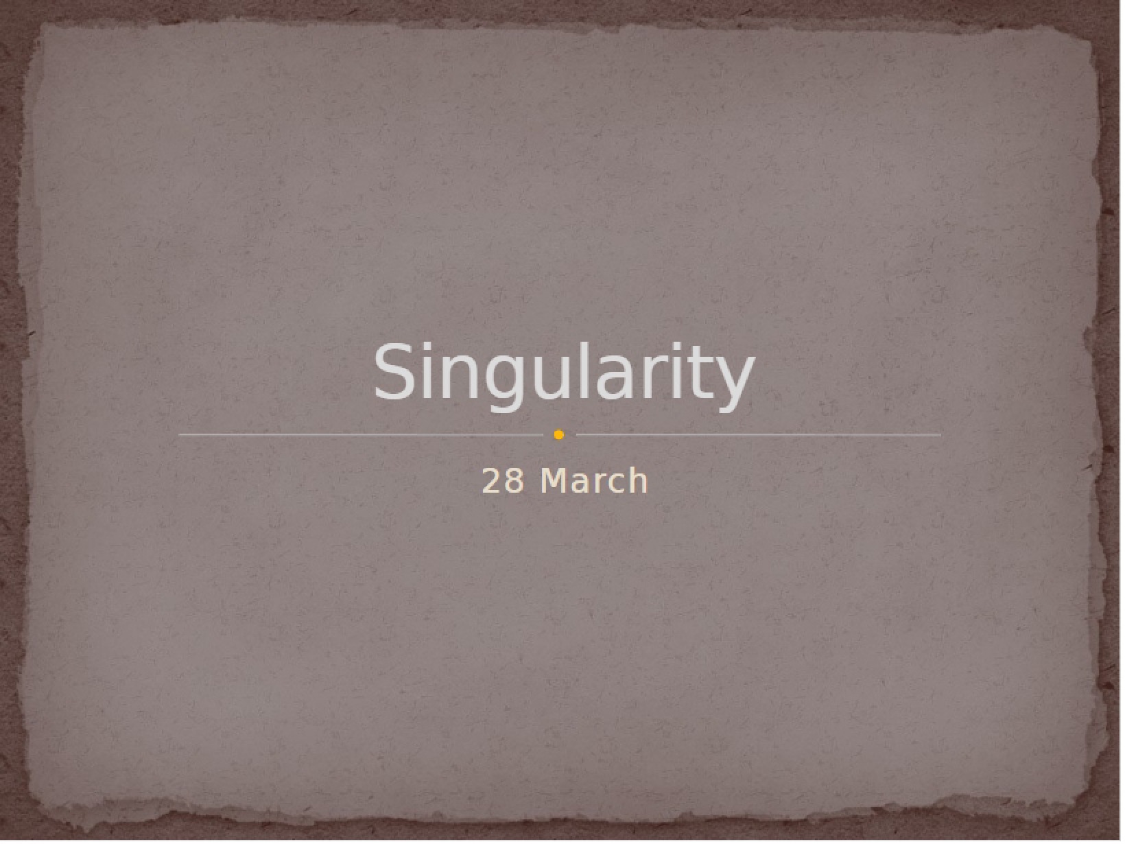Technological Singularity