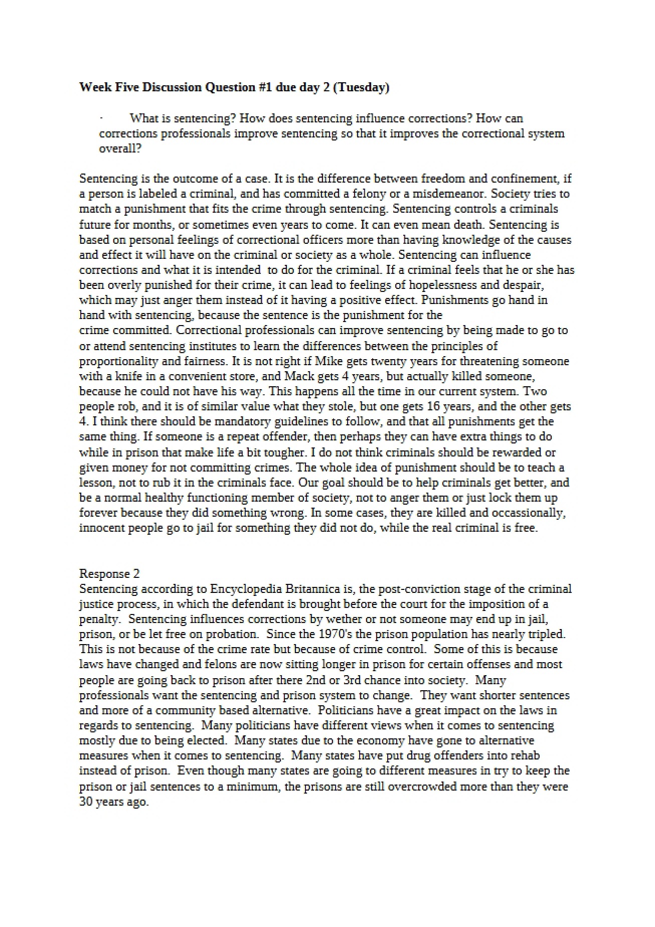 Topic Essay