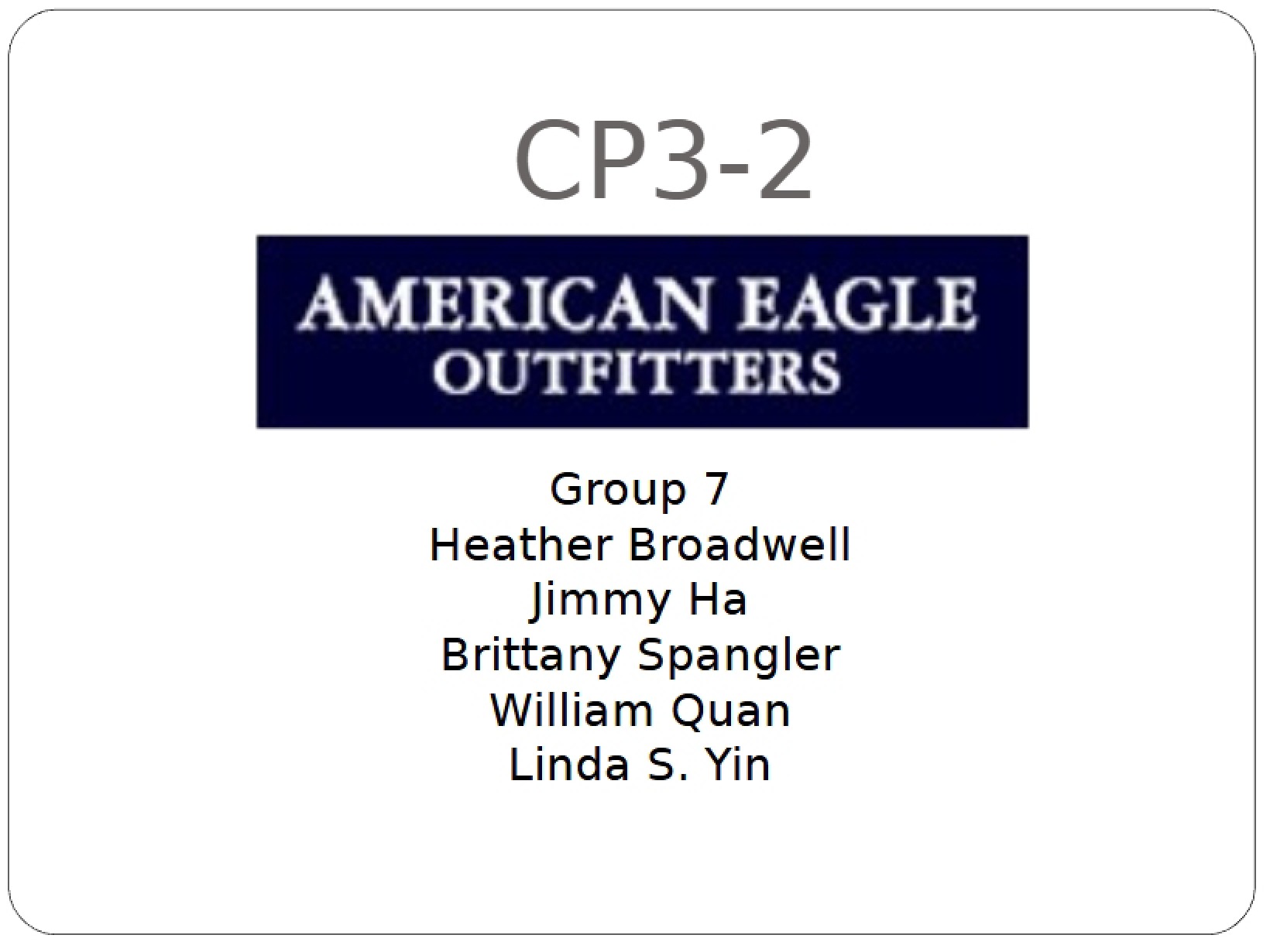 Case Study American Eagle Outfitters