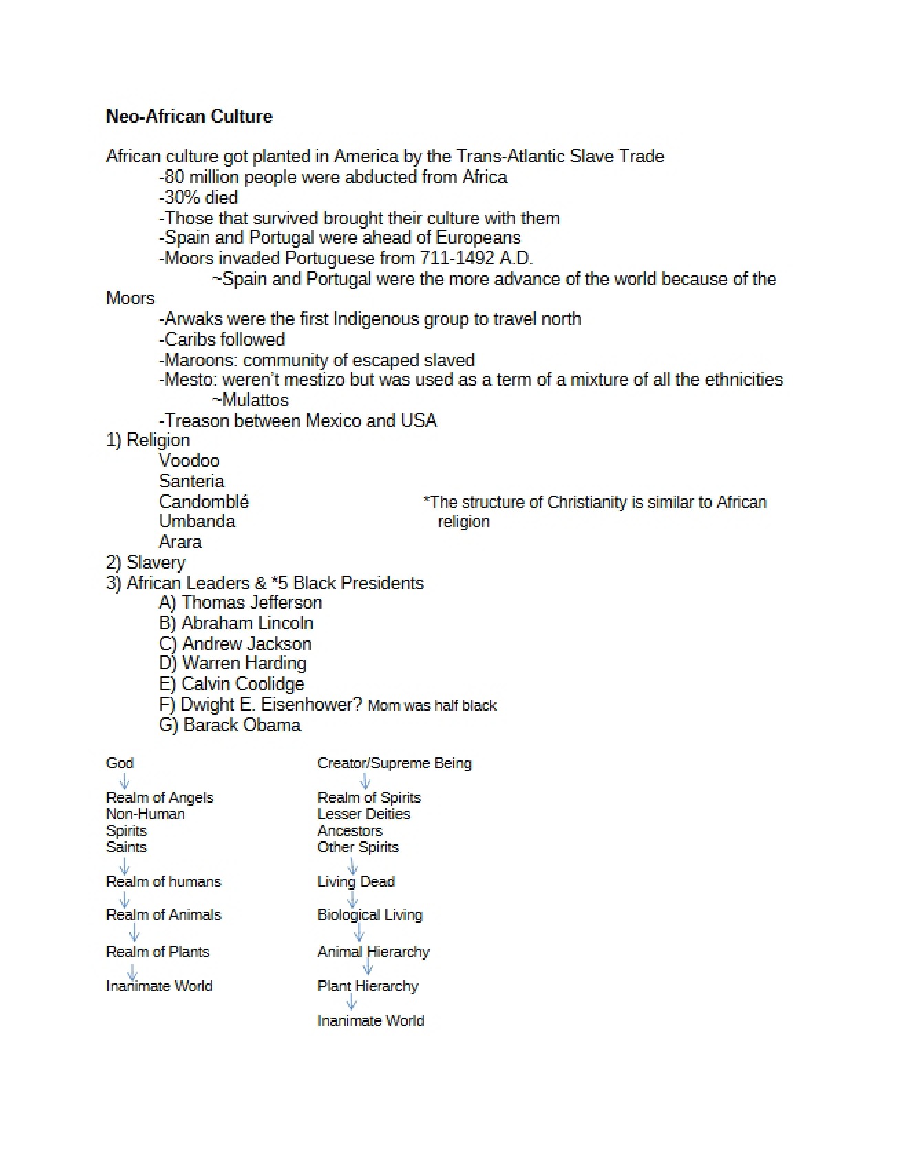 Black Experience Notes