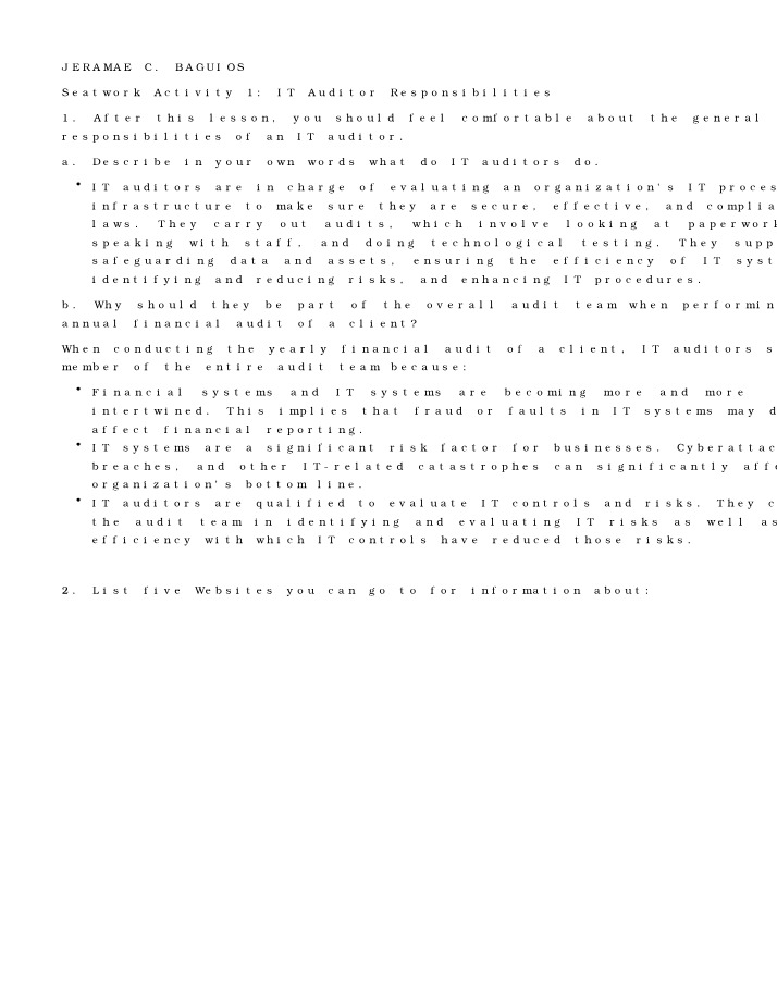 ACC 2370 Assignment