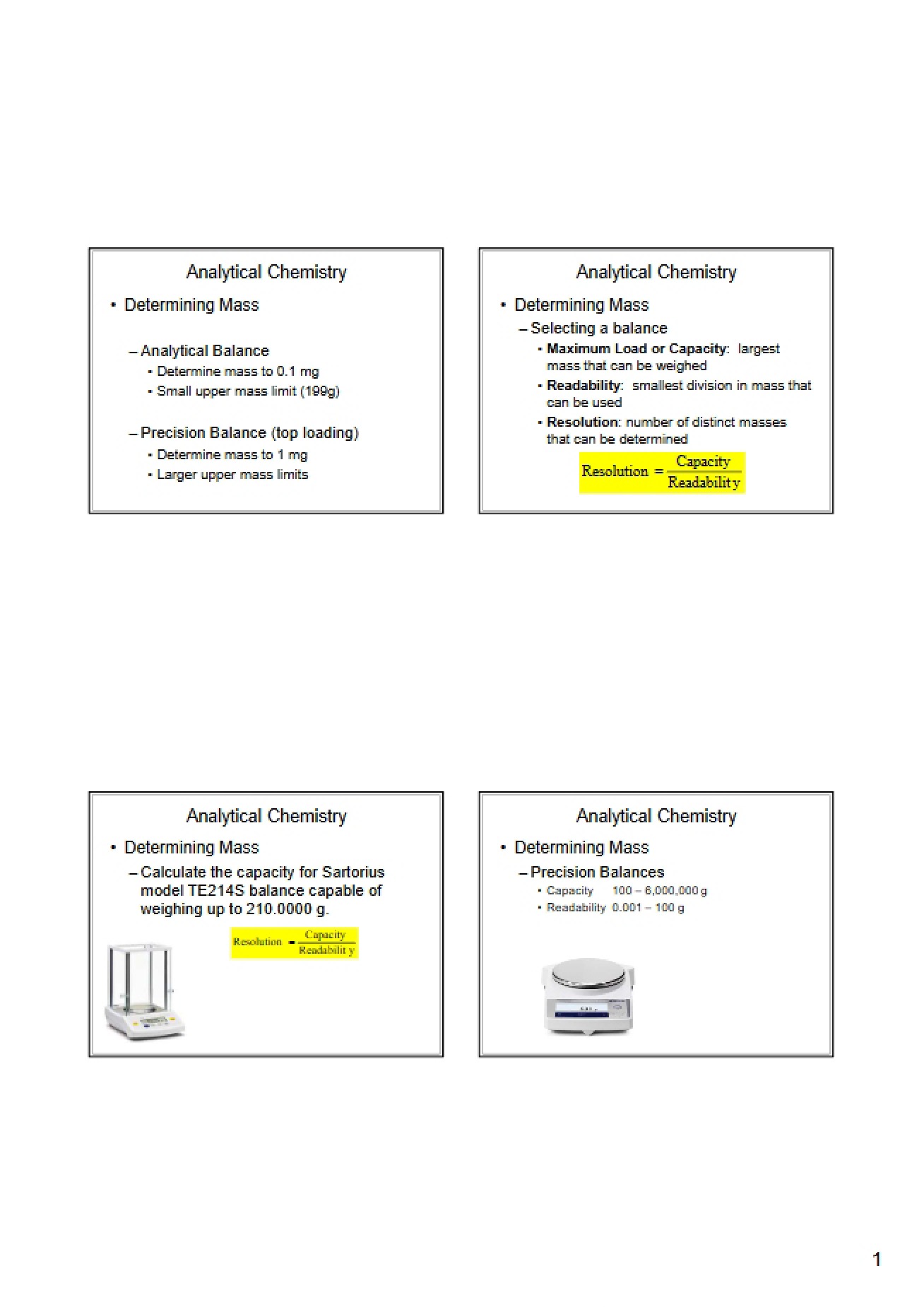 Notes on Chapter 3 of an Analytical Chemistry Course