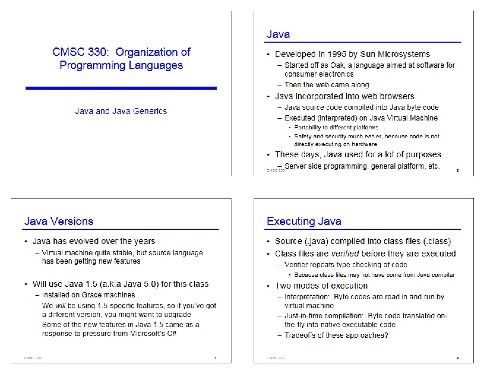 Java Generics and Java