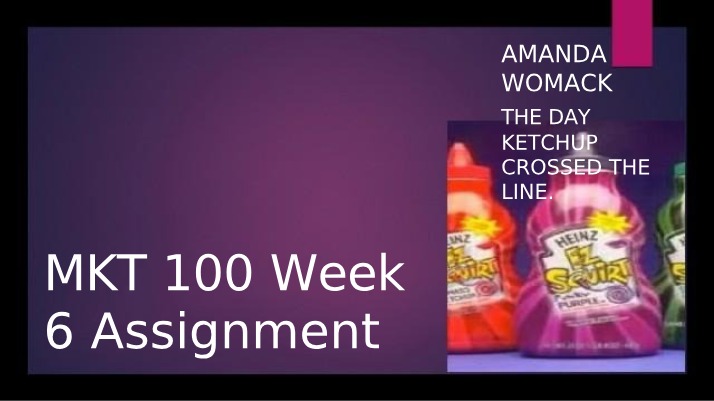 Marketing PowerPoint Assignment