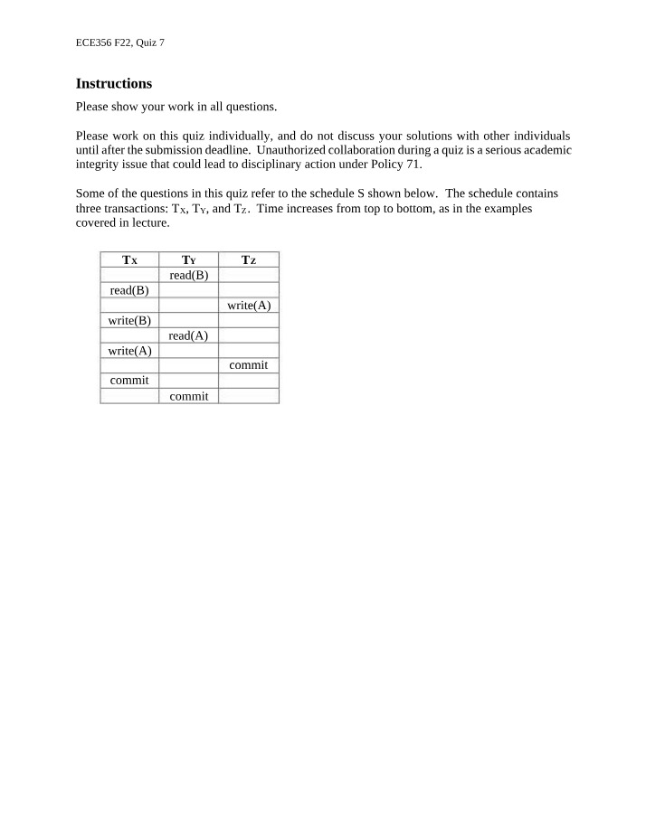 BIOL 300 Course Instructions