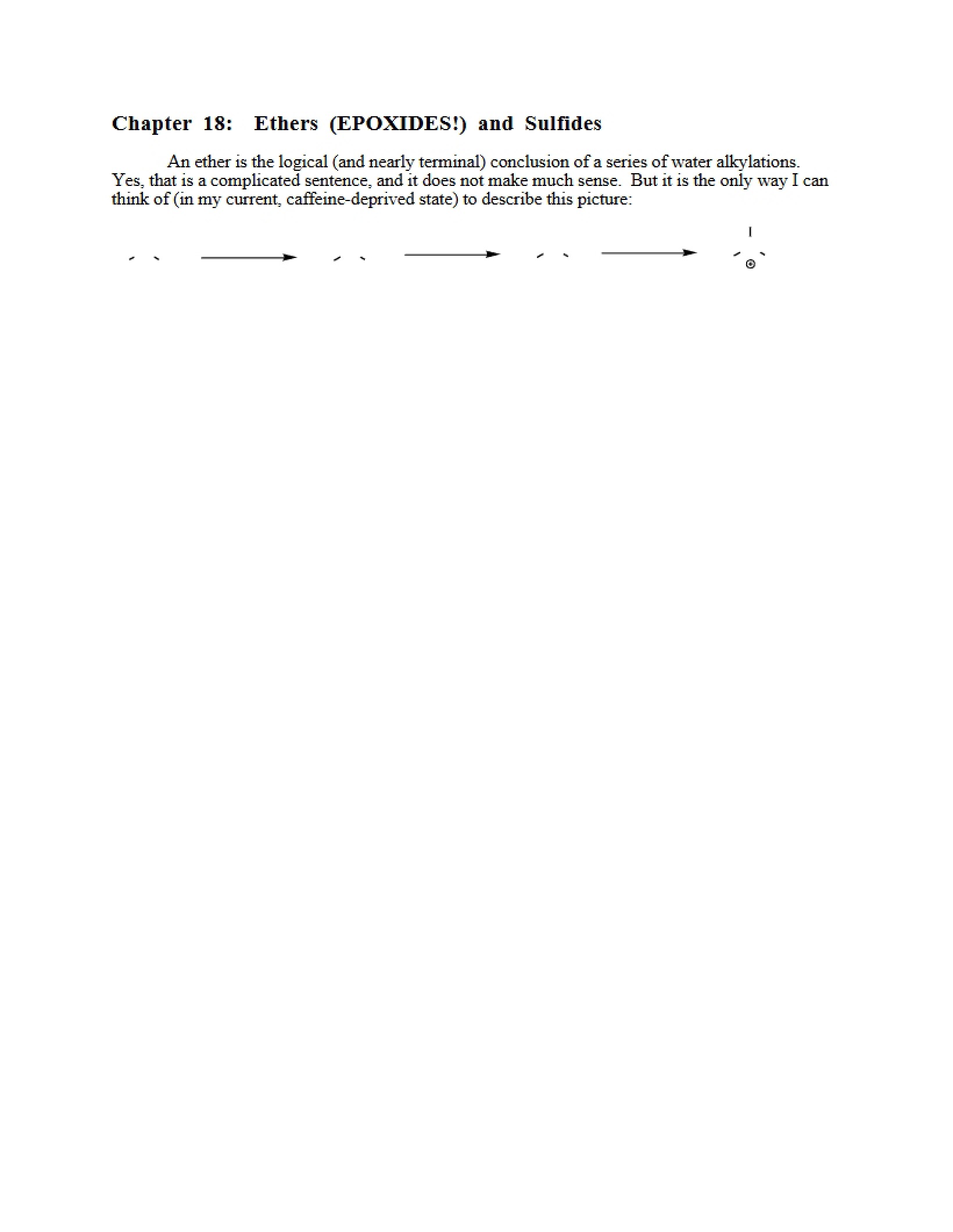Sulfides and Ethers (Ch. 18)