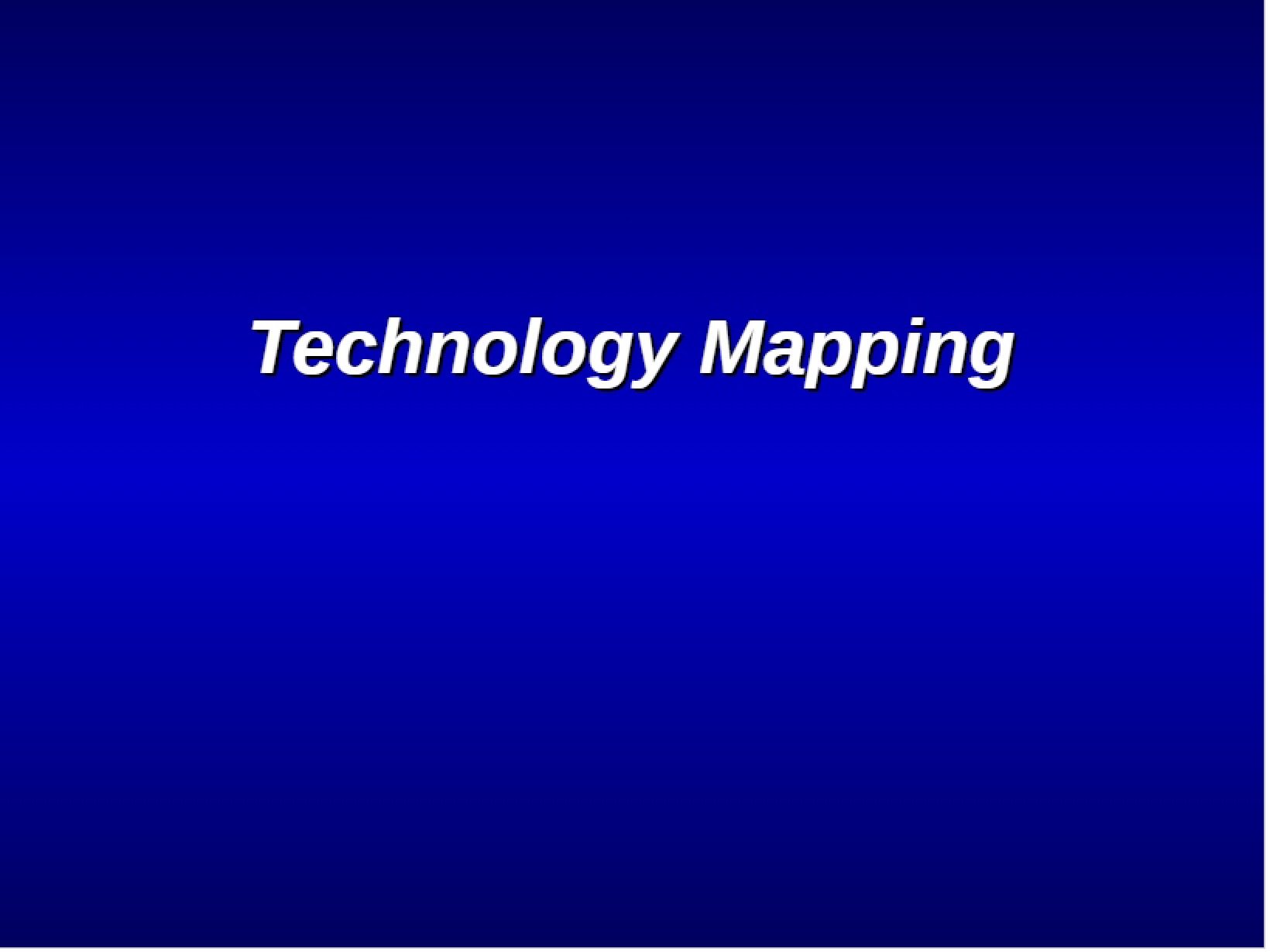 Mapping Technology
